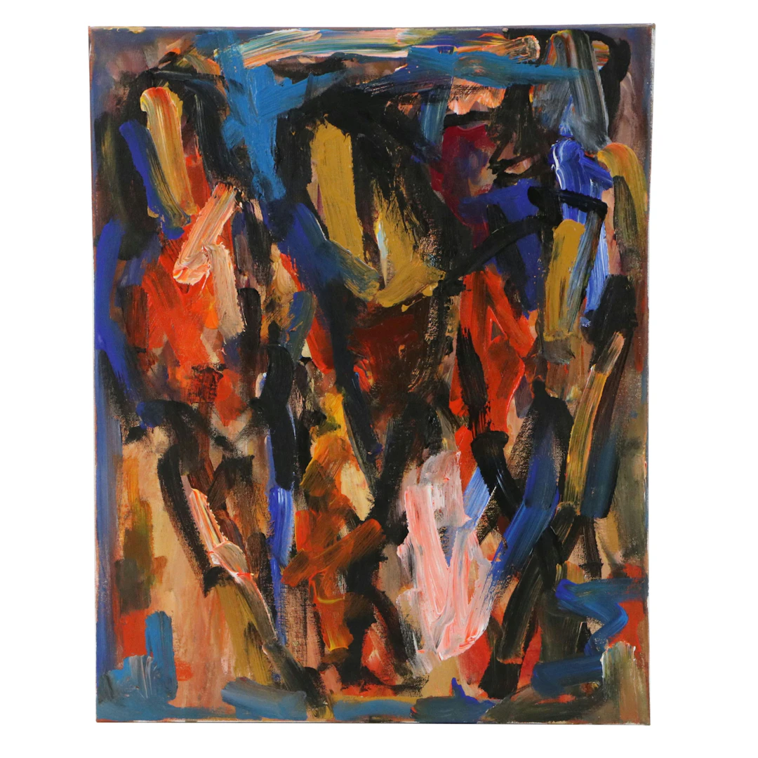 Elle Raines Acrylic Painting "Horses," 2026