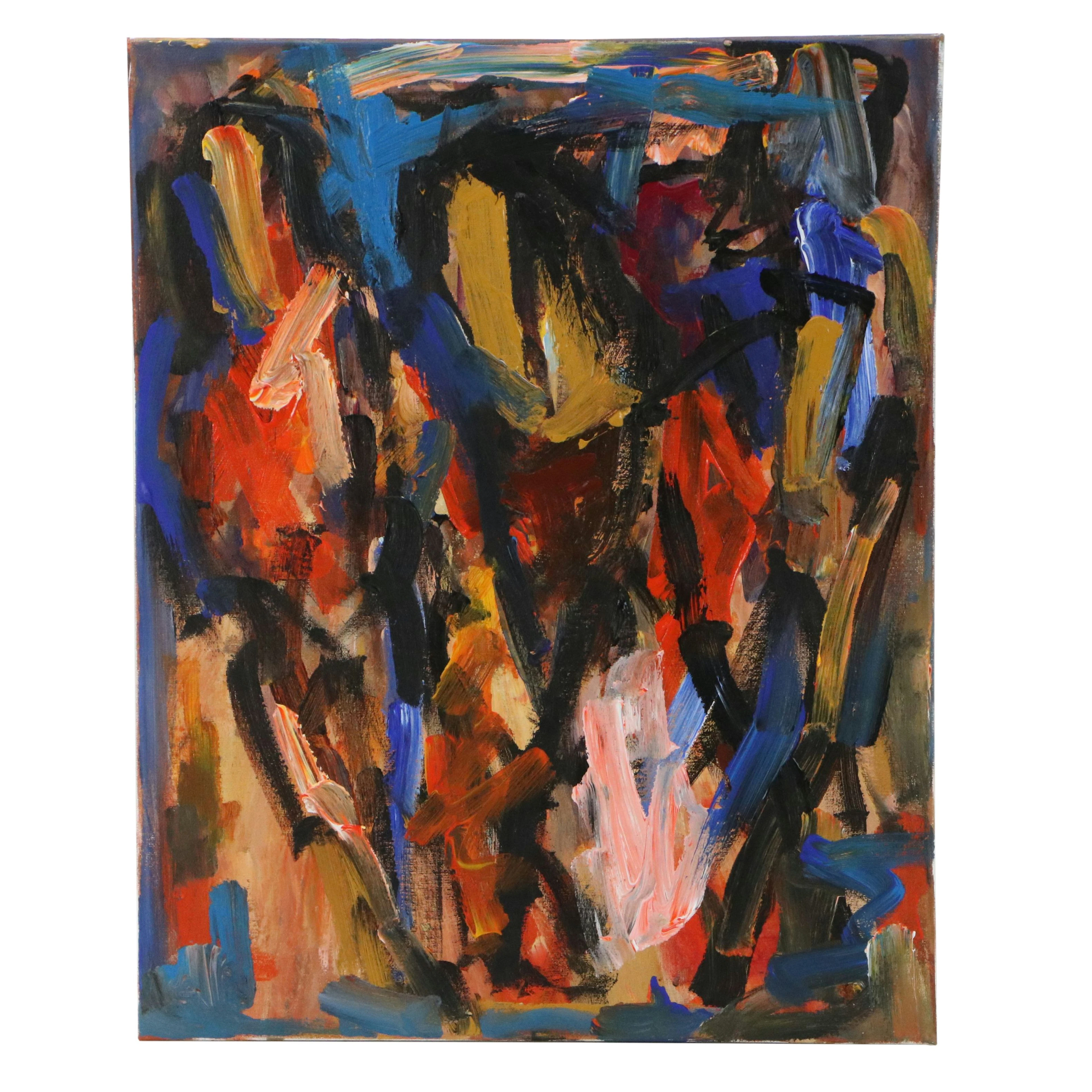 Elle Raines Acrylic Painting "Horses," 2026