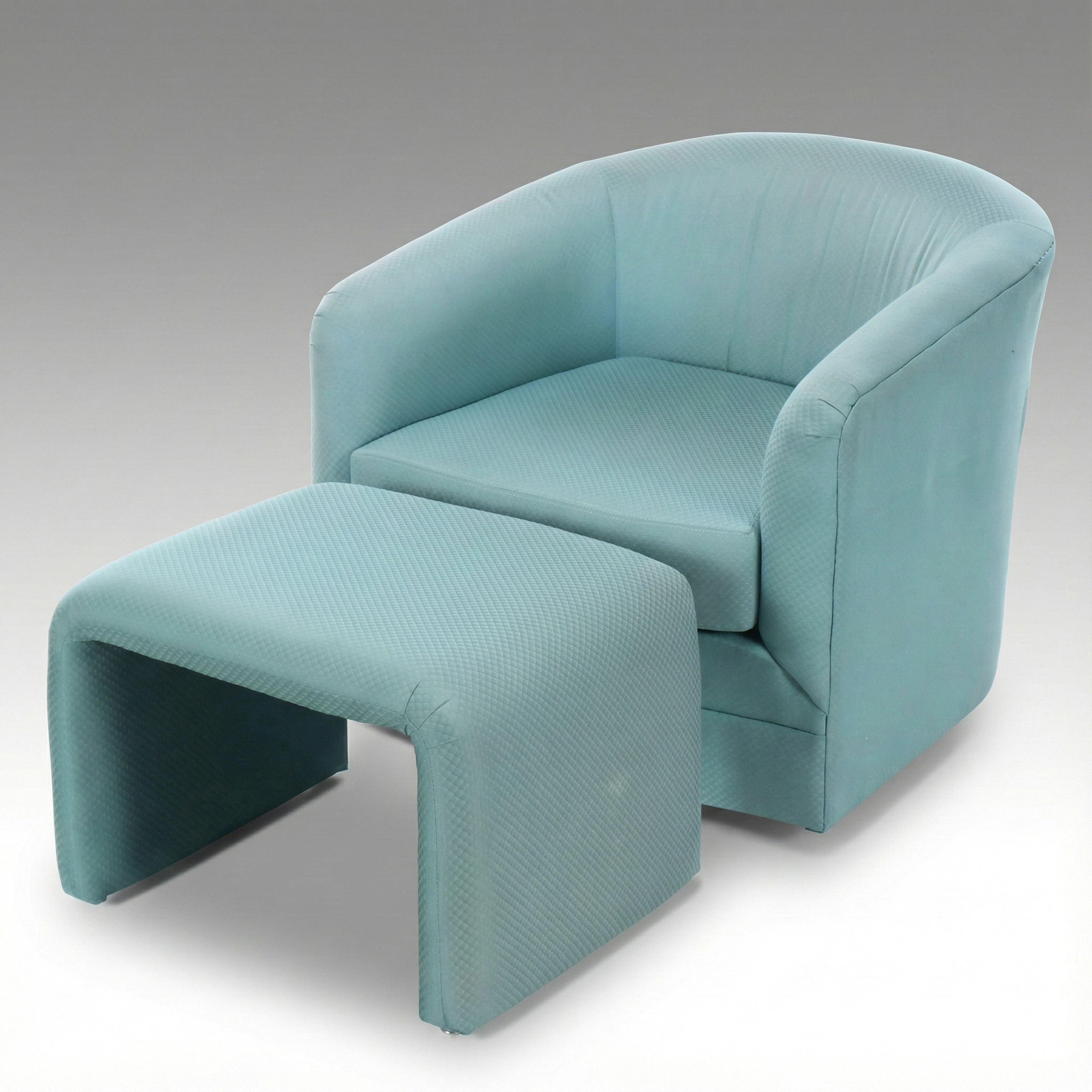 Shenandoah Furniture Postmodernist Club Chair with Waterfall Ottoman