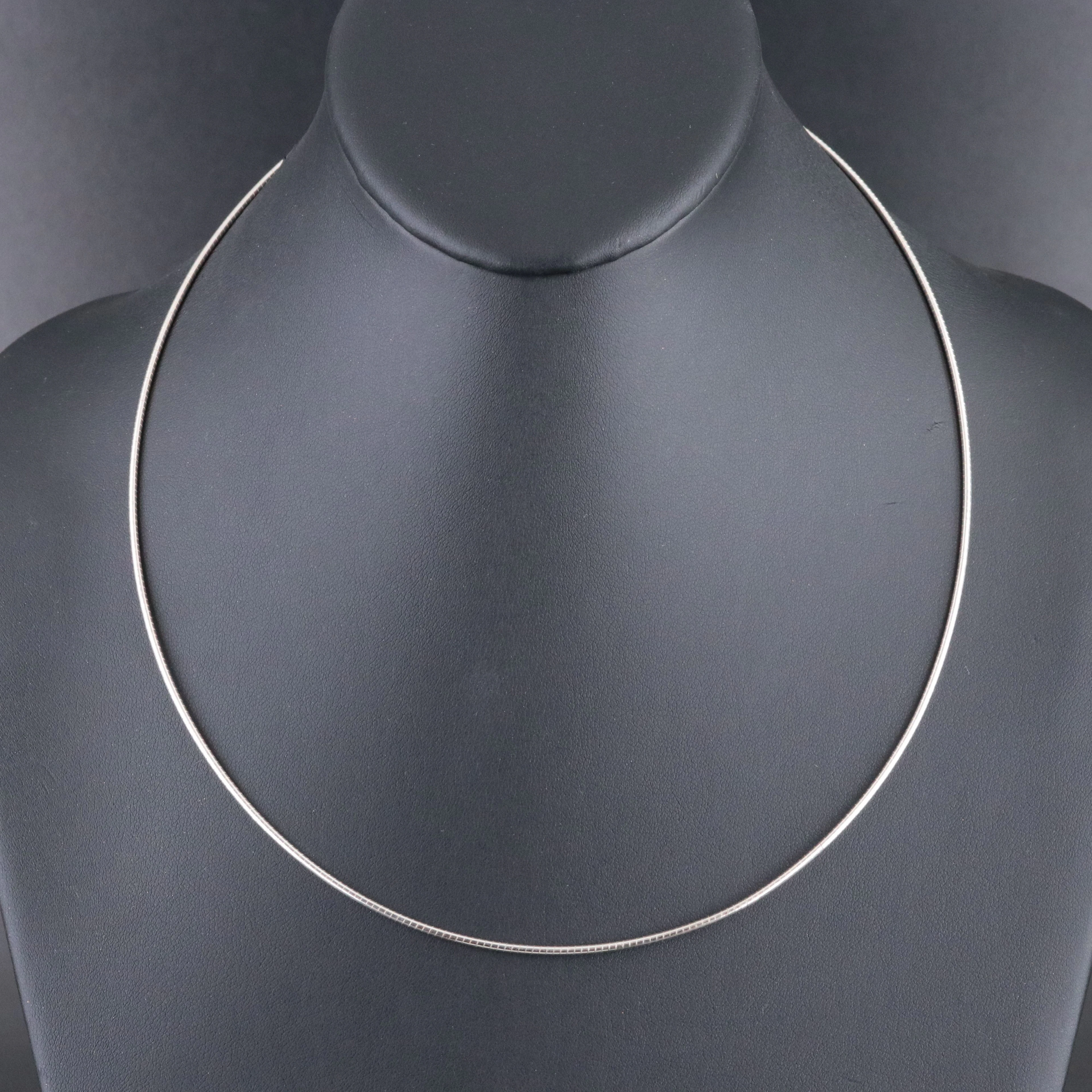 Sterling Omega Chain Necklace