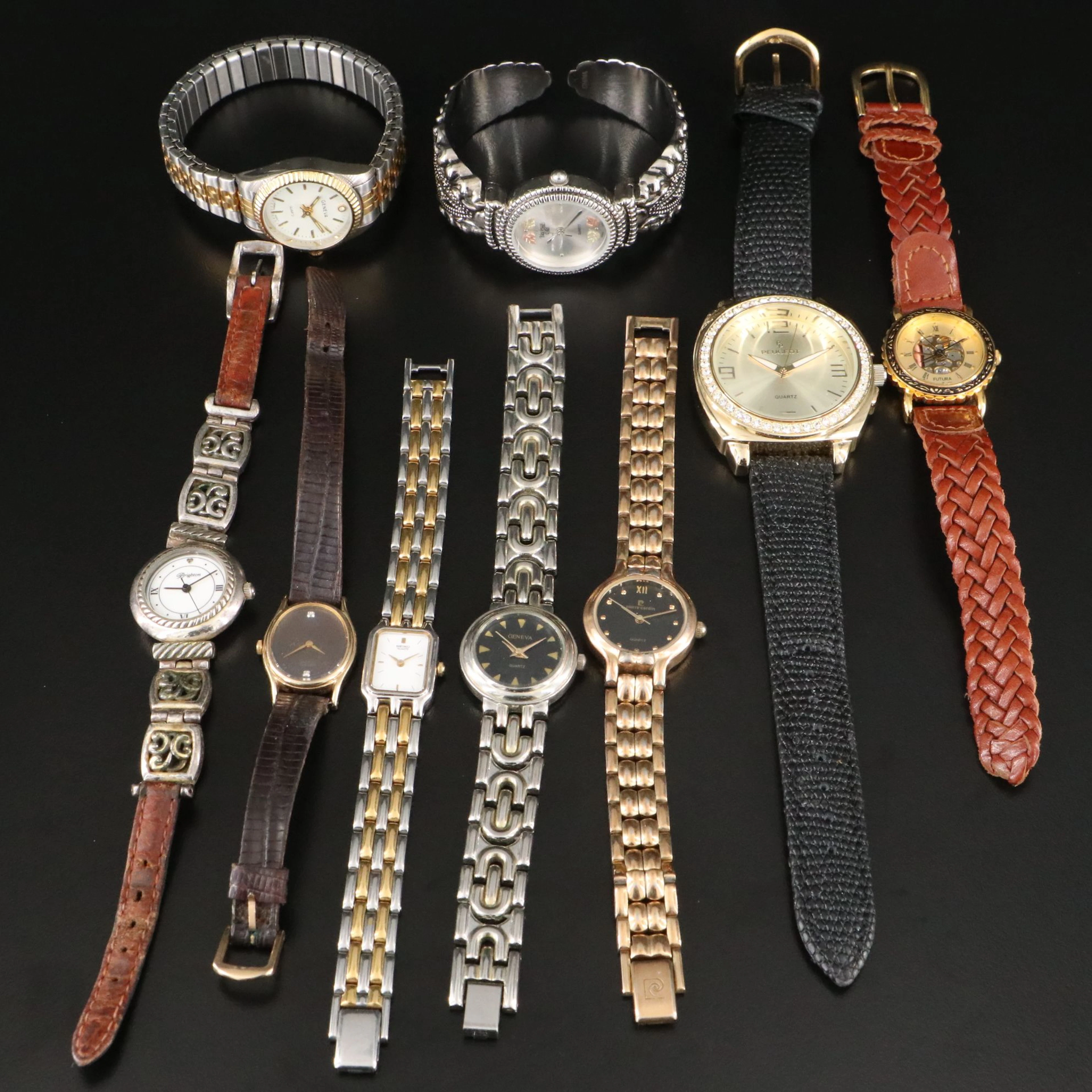 Quartz Watch Collection Featuring Peugeot and Black Hills Gold with 12K Accents