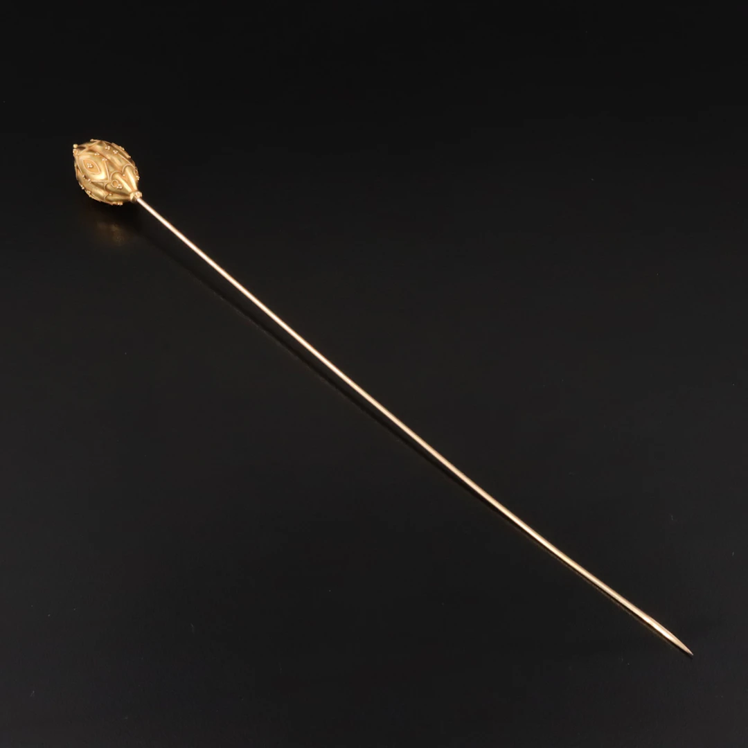 Victorian 14K Hat Pin
