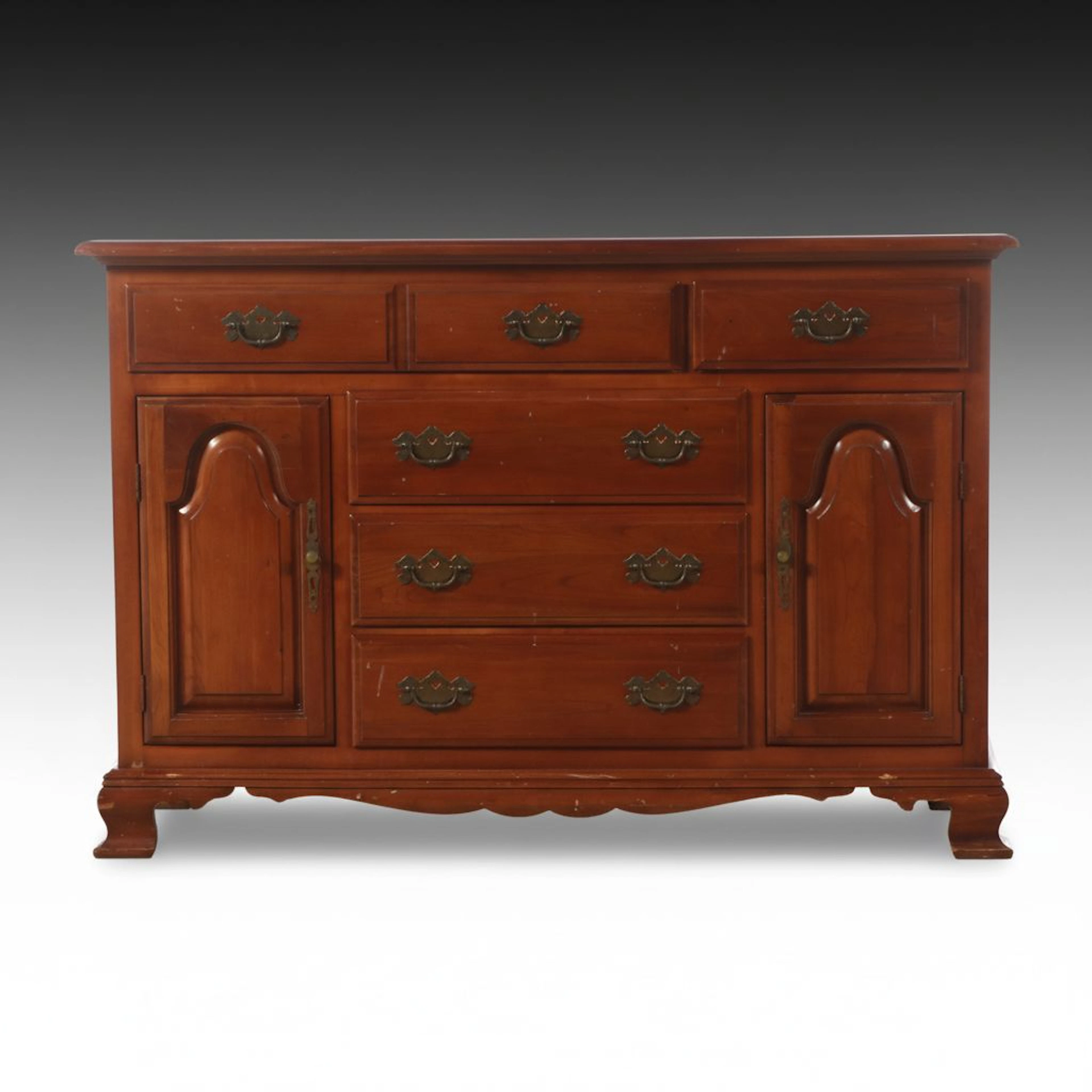 Monitor Furniture Co. Federal Style Cherry China Cabinet
