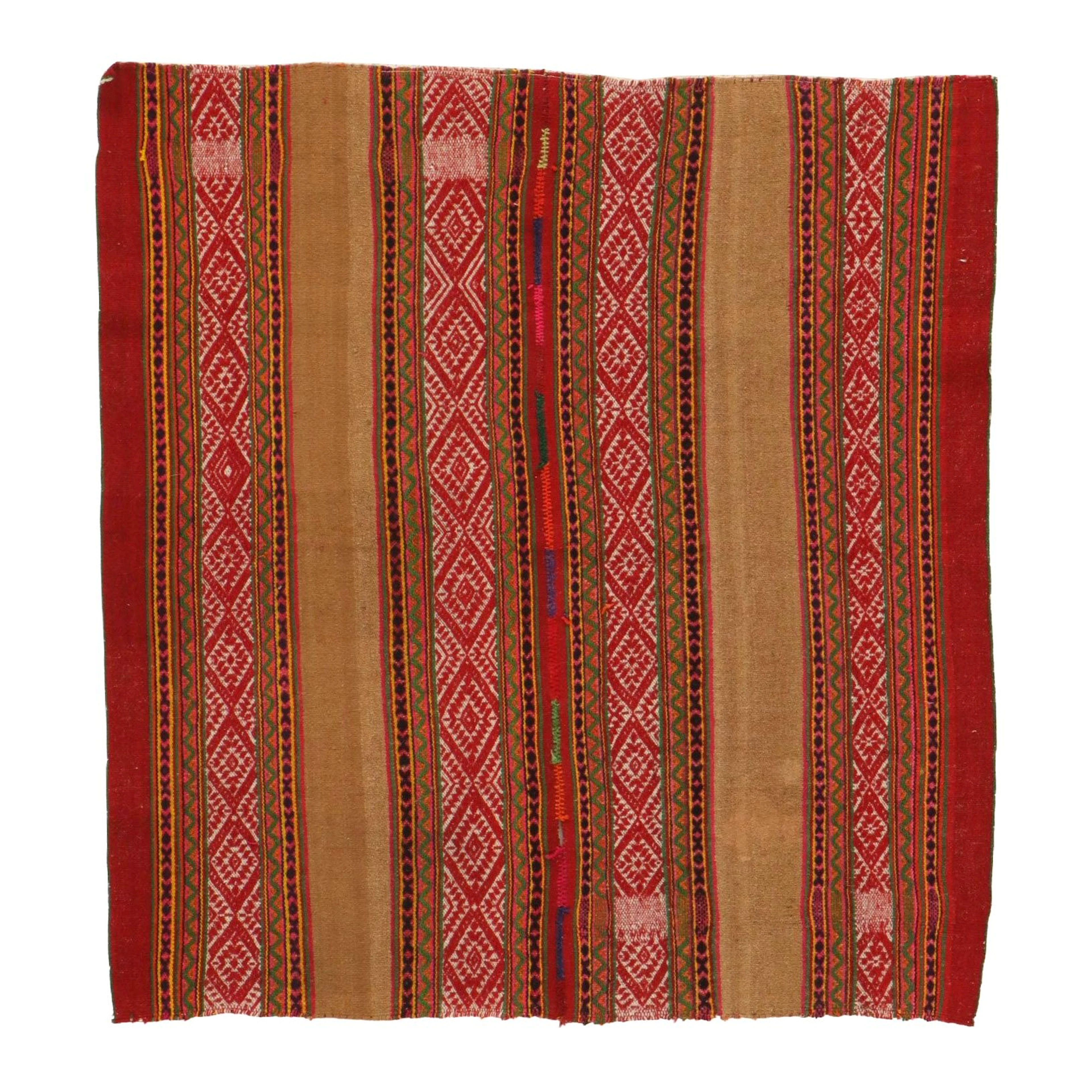 3' x 3' Handwoven Moroccan Zemmour Style Area Rug