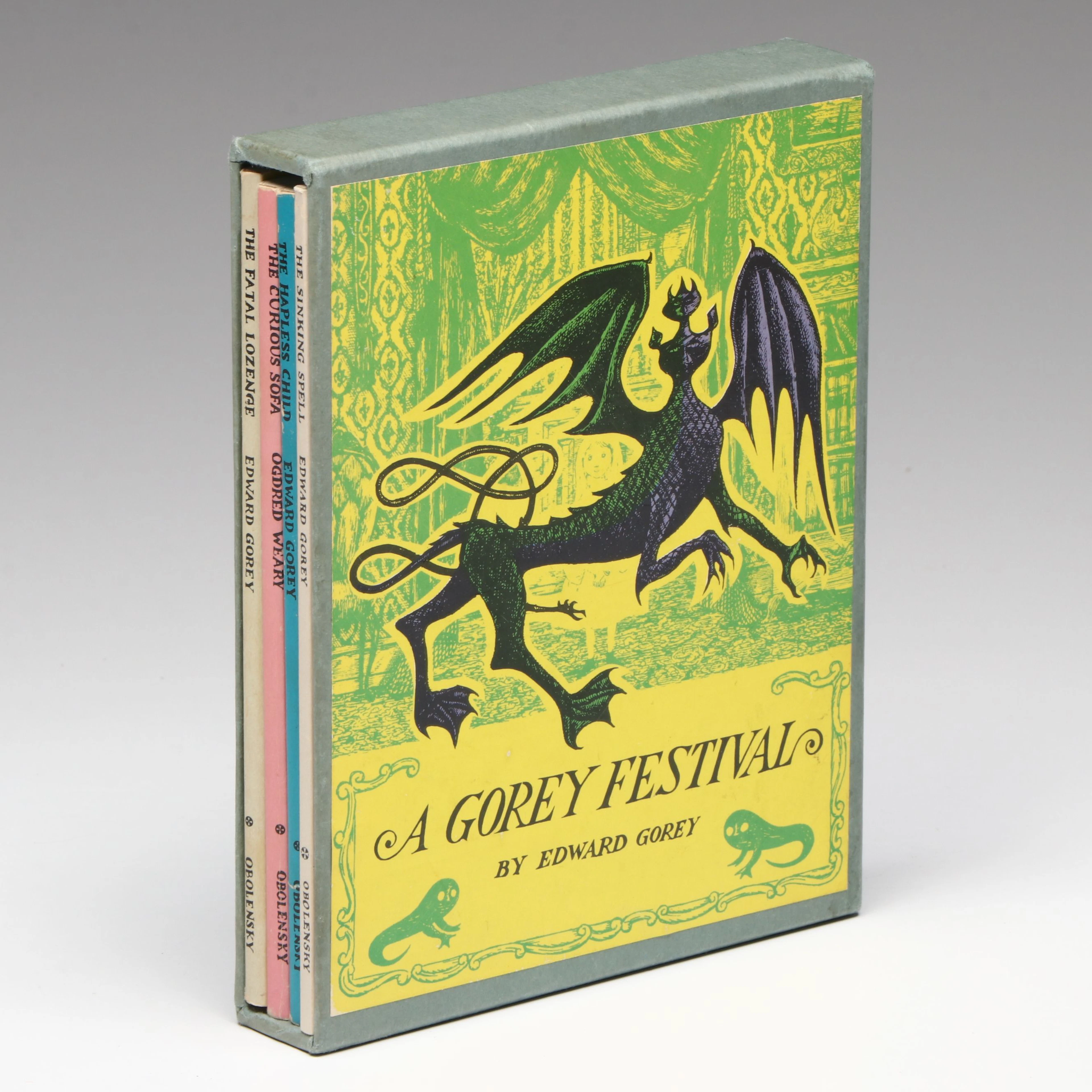"A Gorey Festival" Four-Volume Set by Edward Gorey, 1968