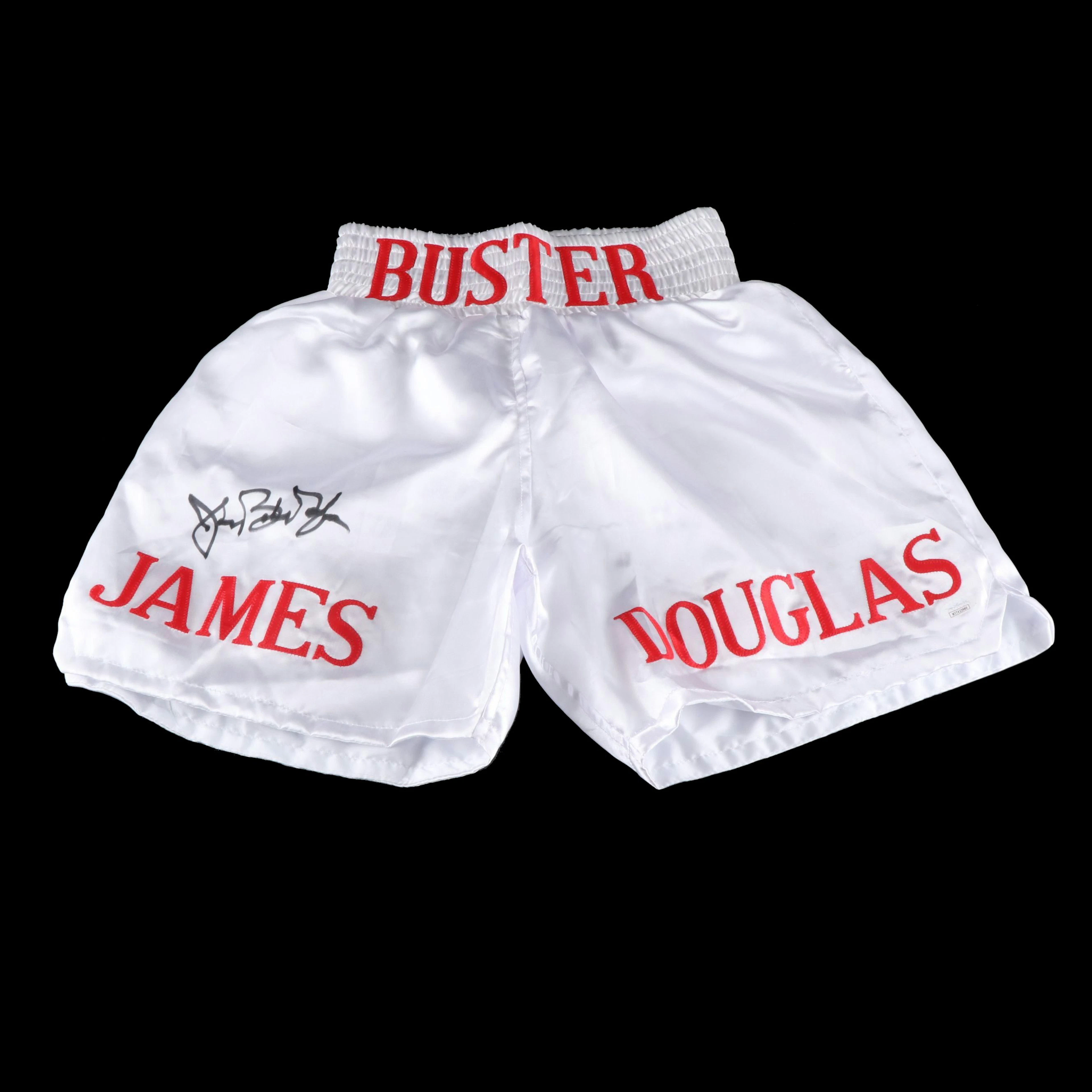 James "Buster" Douglas Signed Boxing Trunks, JSA