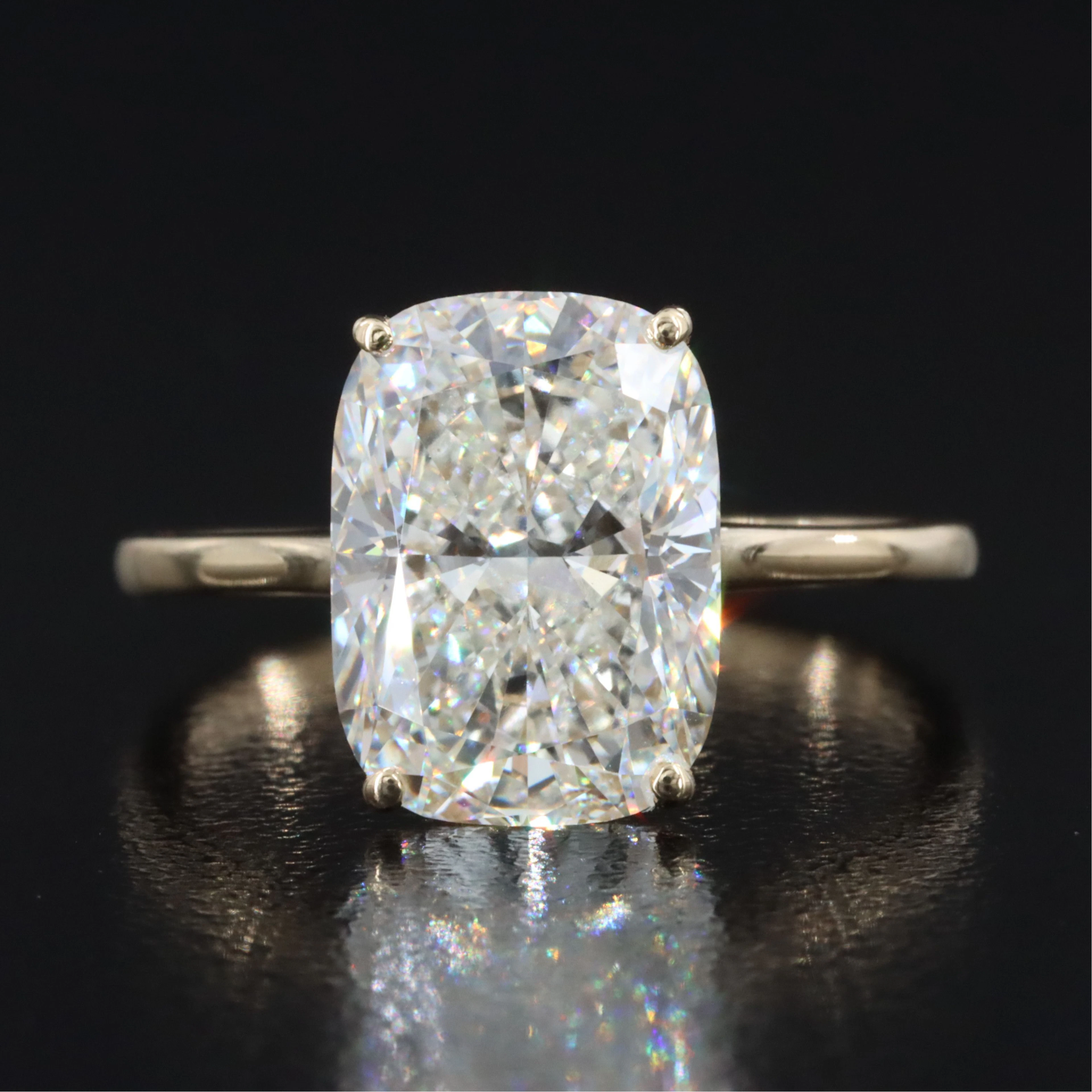 14K 5.01 CT Lab Grown Diamond Ring with IGI Report