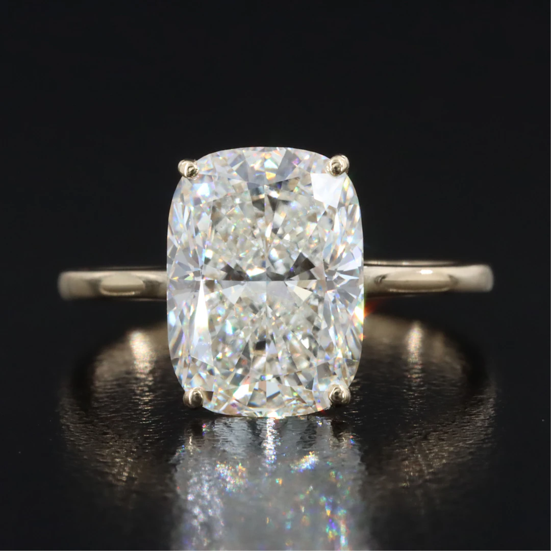 14K 5.01 CT Lab Grown Diamond Ring with IGI Report