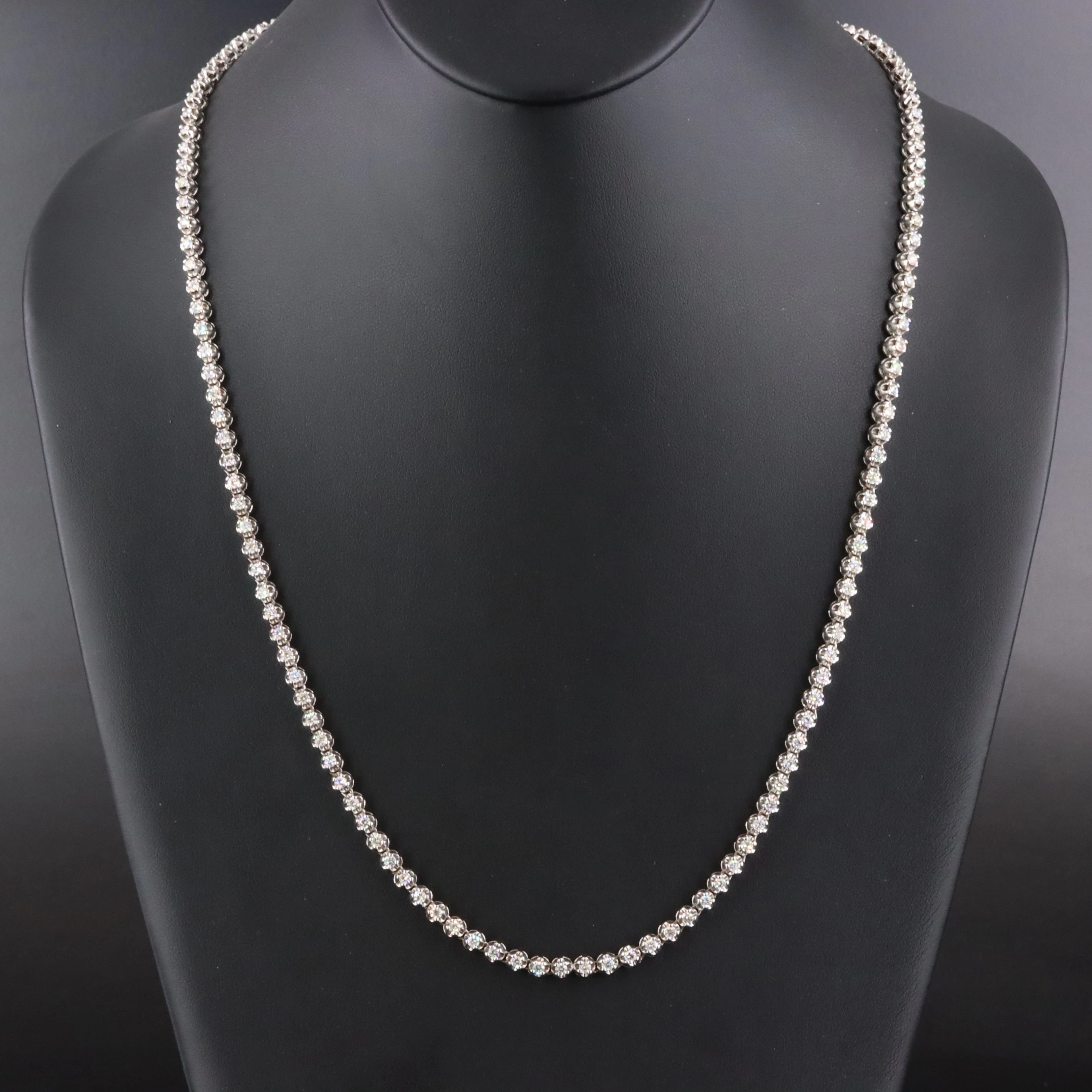14K 6.53 CTW Diamond Necklace