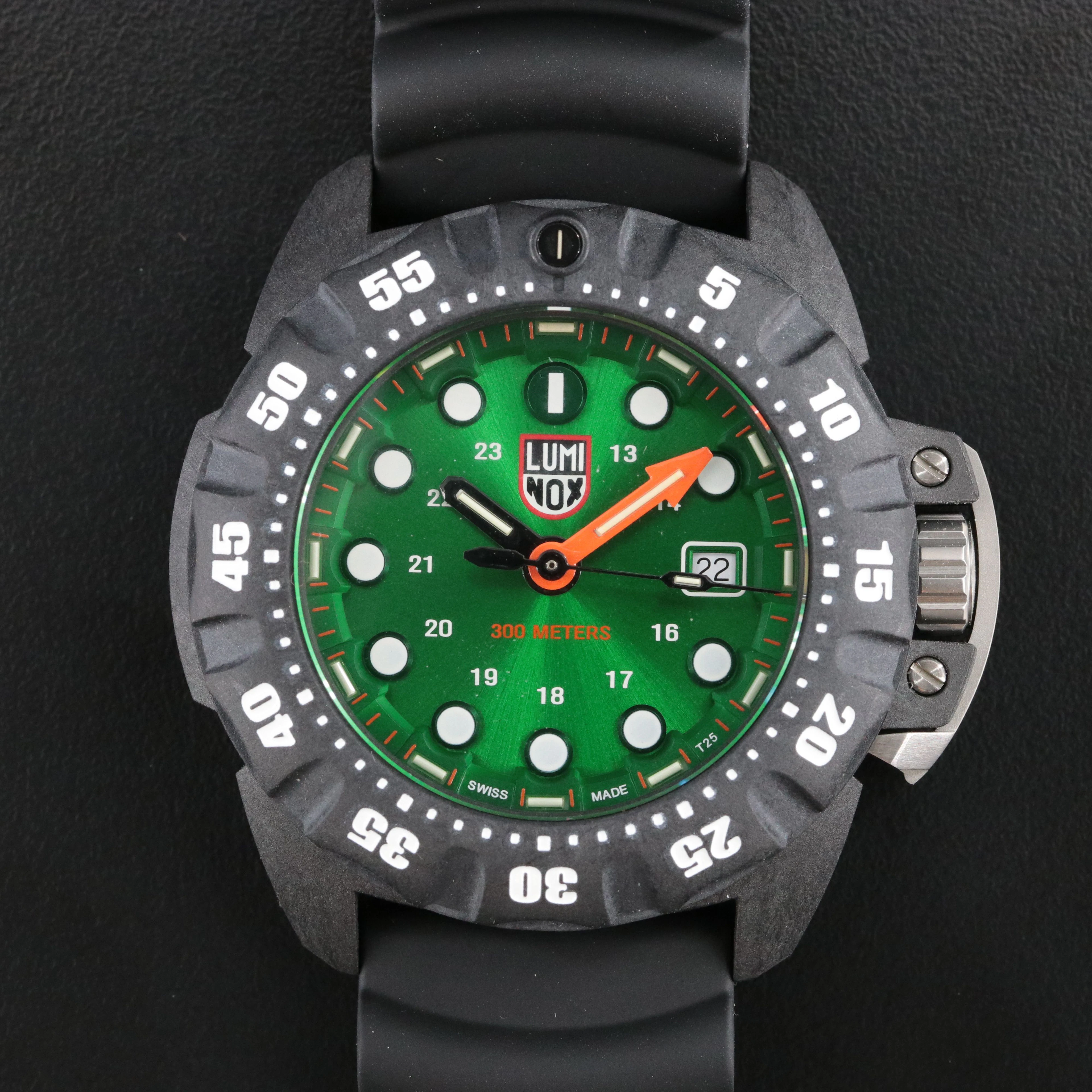 Luminox Scott Cassell Deep Dive Watch with Green Dial #XS.1567
