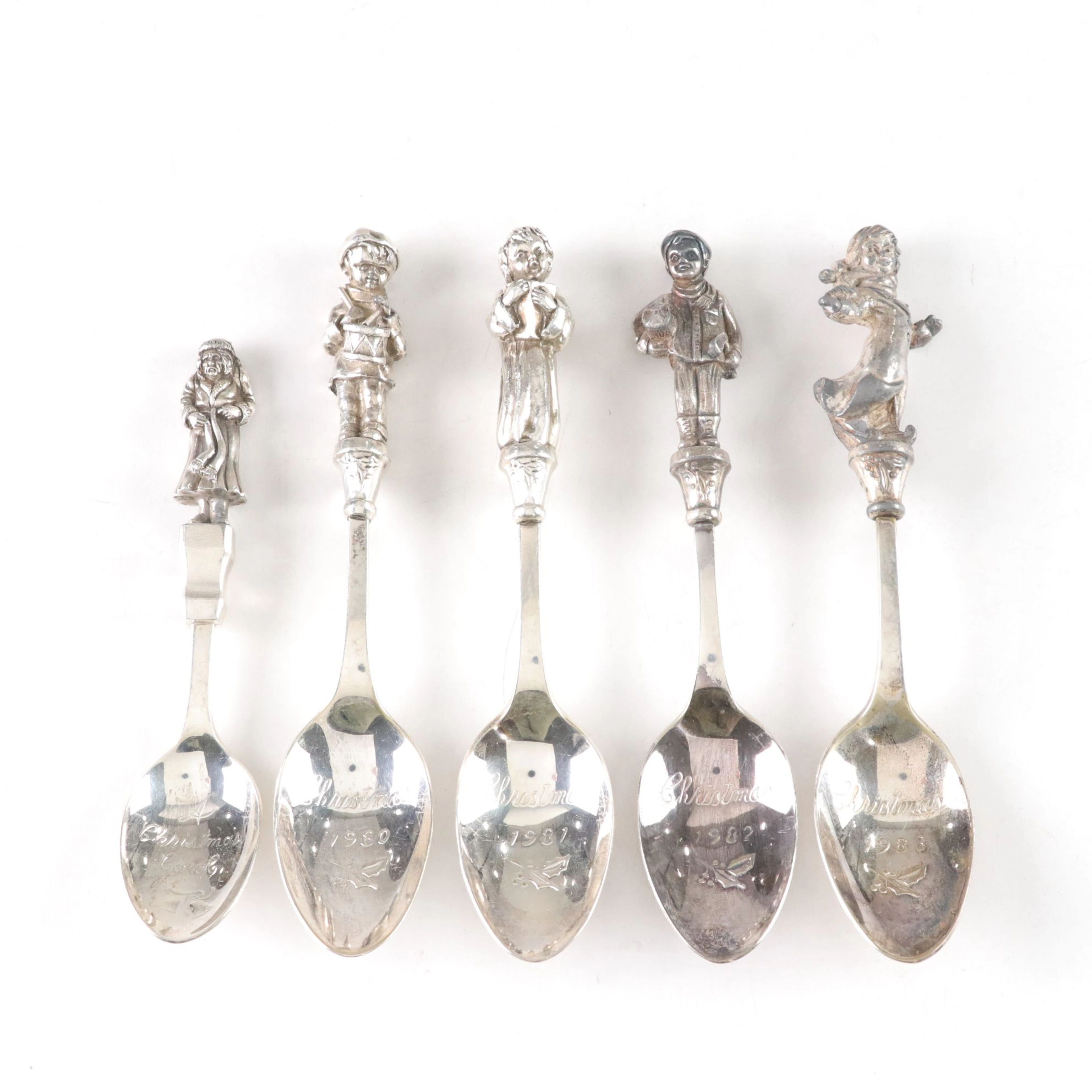 Reed & Barton "Children of Christmas" Silver Plated Spoons