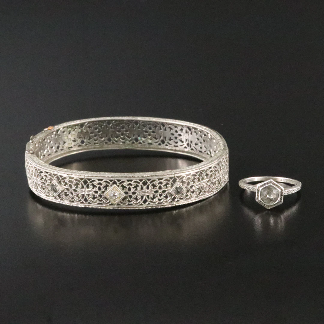 Bracelet and Sterling Ring
