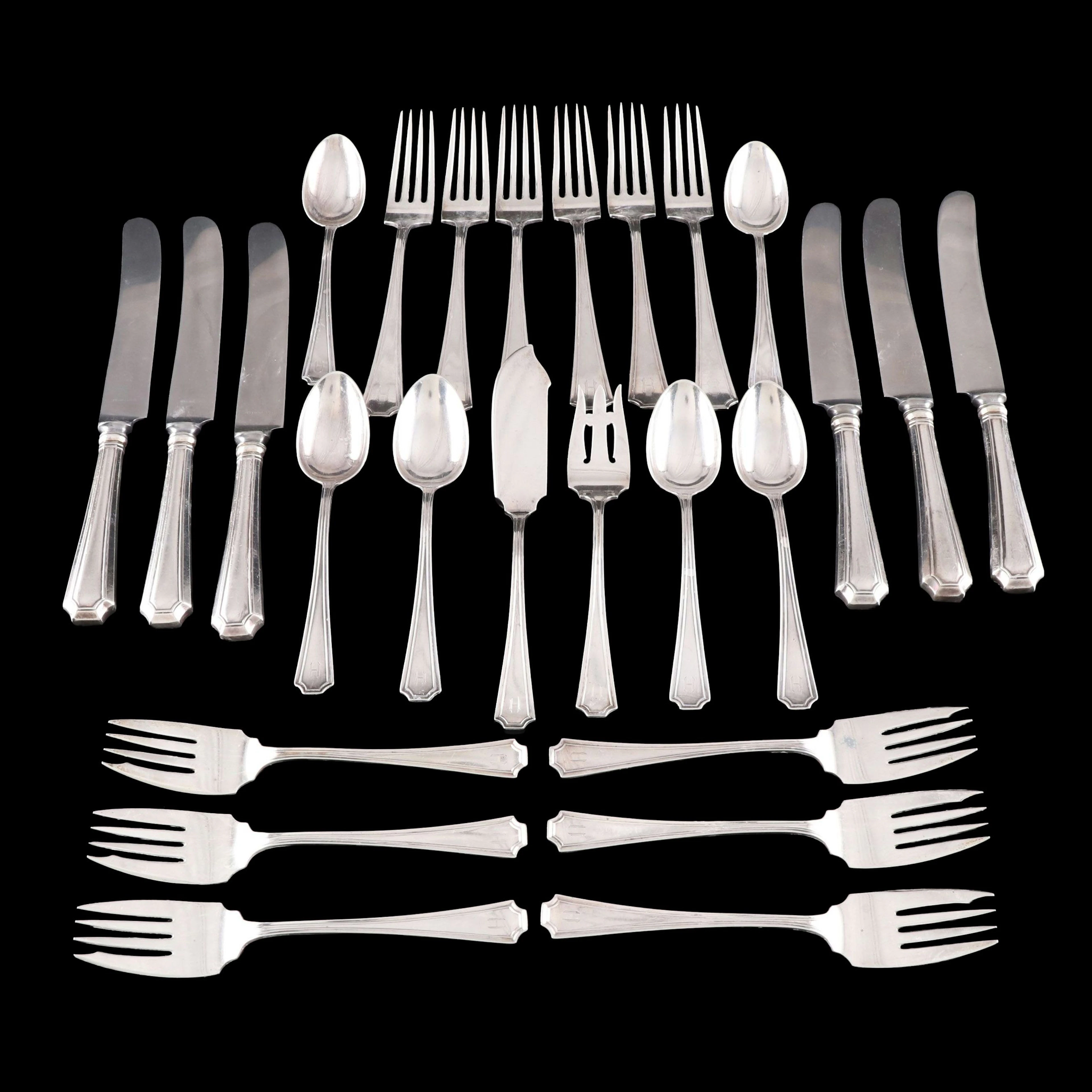 Gorham "Fairfax" Sterling Silver Flatware