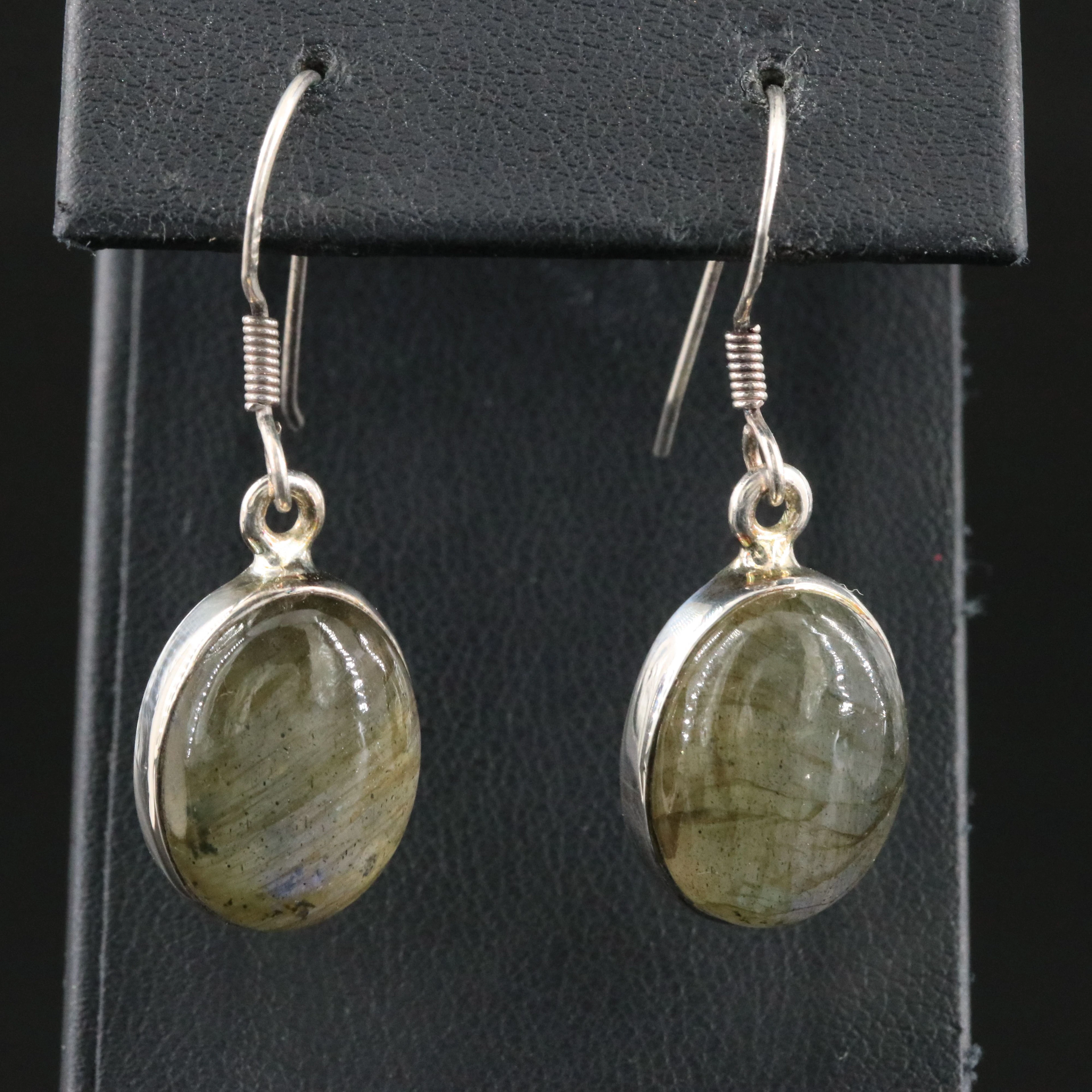 Sterling Labradorite Earrings