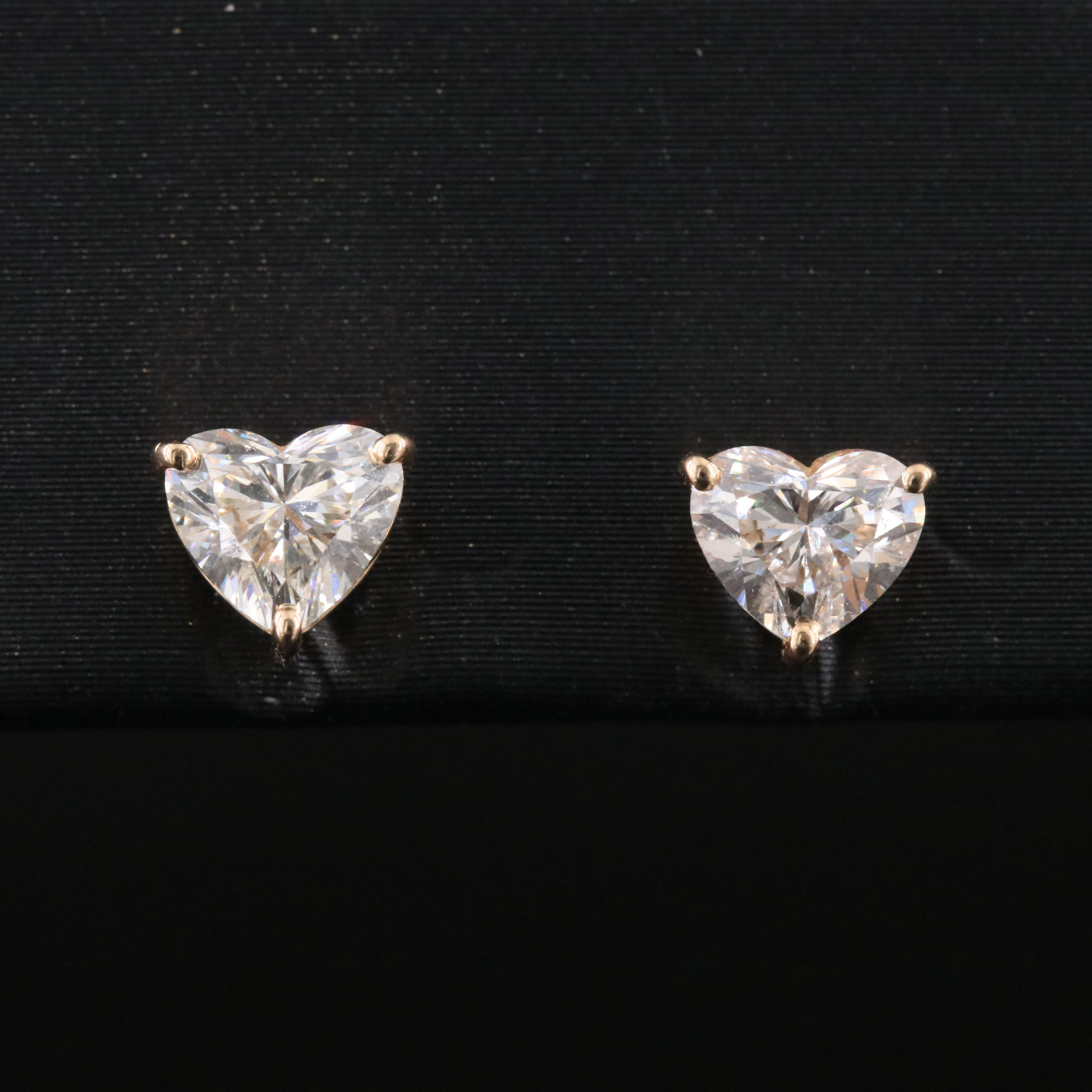 14K 1.02 CTW Diamond Earrings with GIA Reports