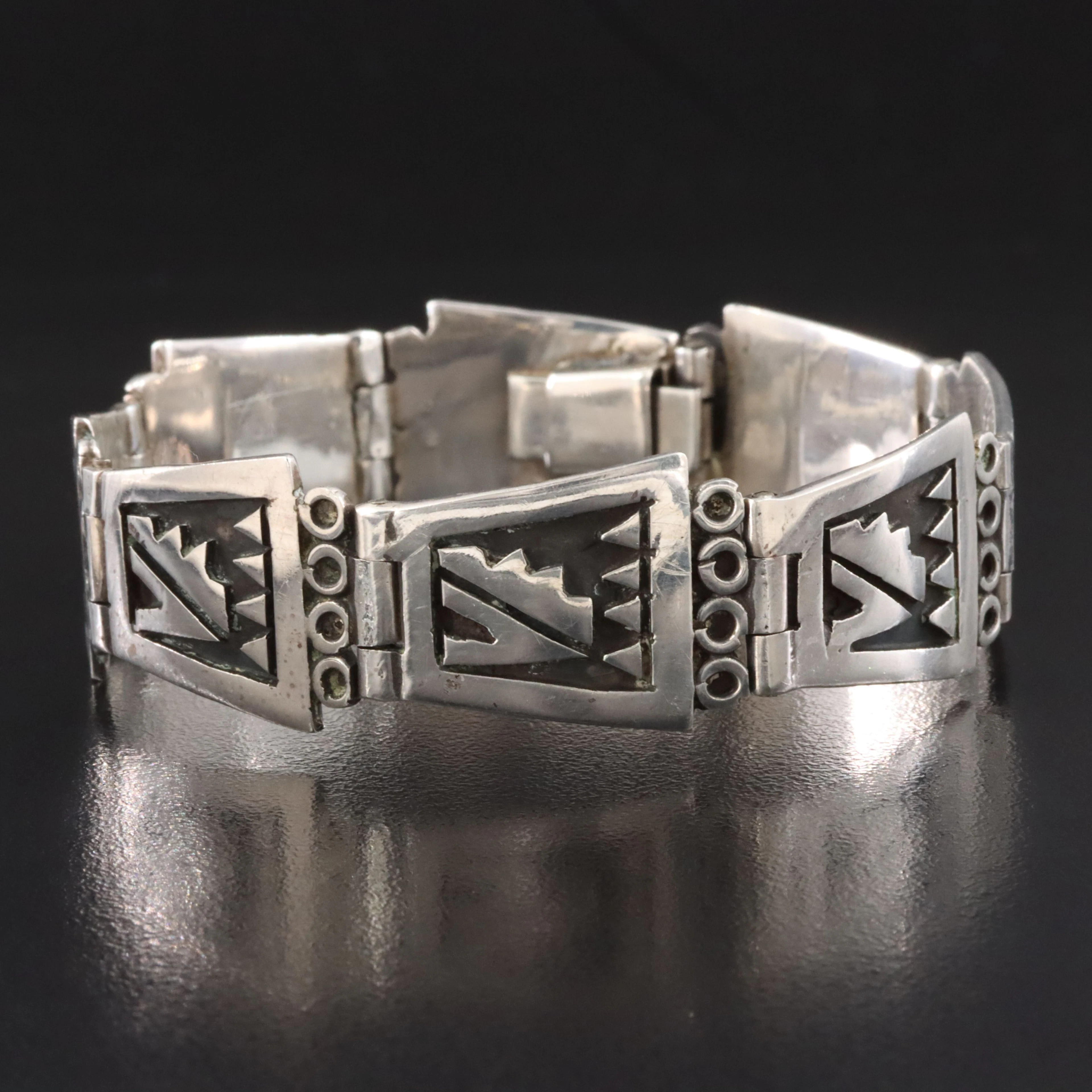 Vintage Taxco, Mexican Sterling Bracelet