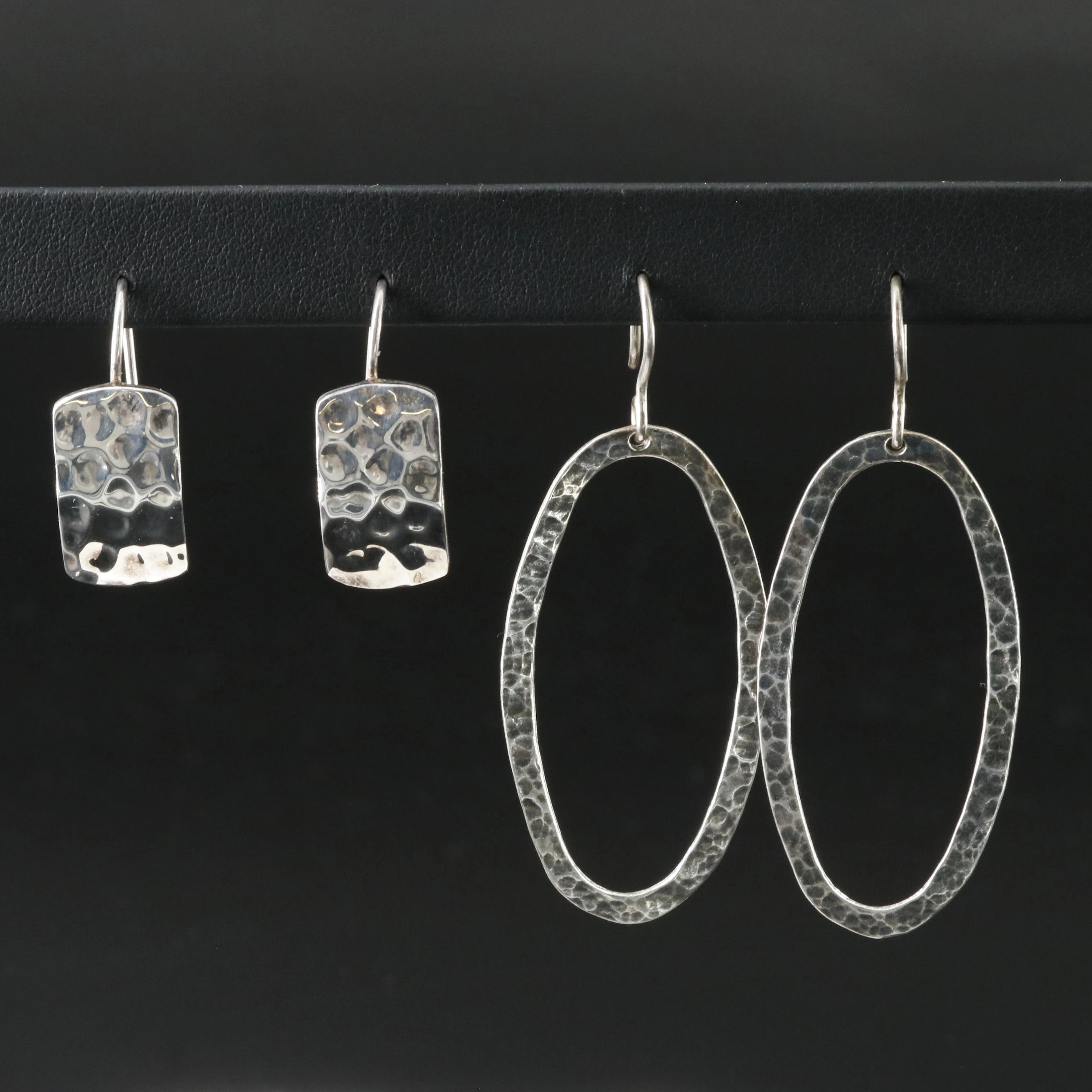 Silpada Sterling Oval and Drop Earrings