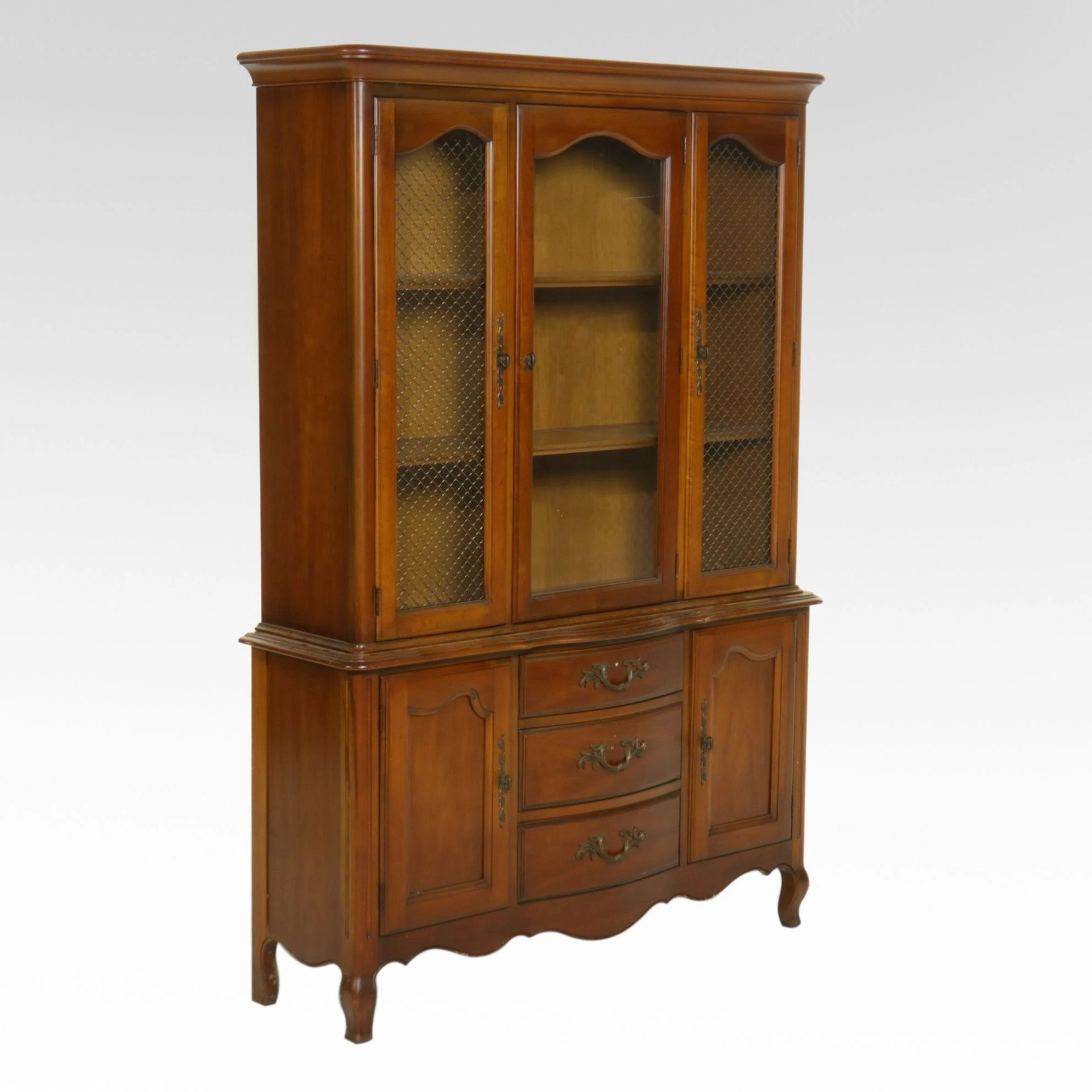 Drexel French Provincial Style Hutch, Mid-20th Century