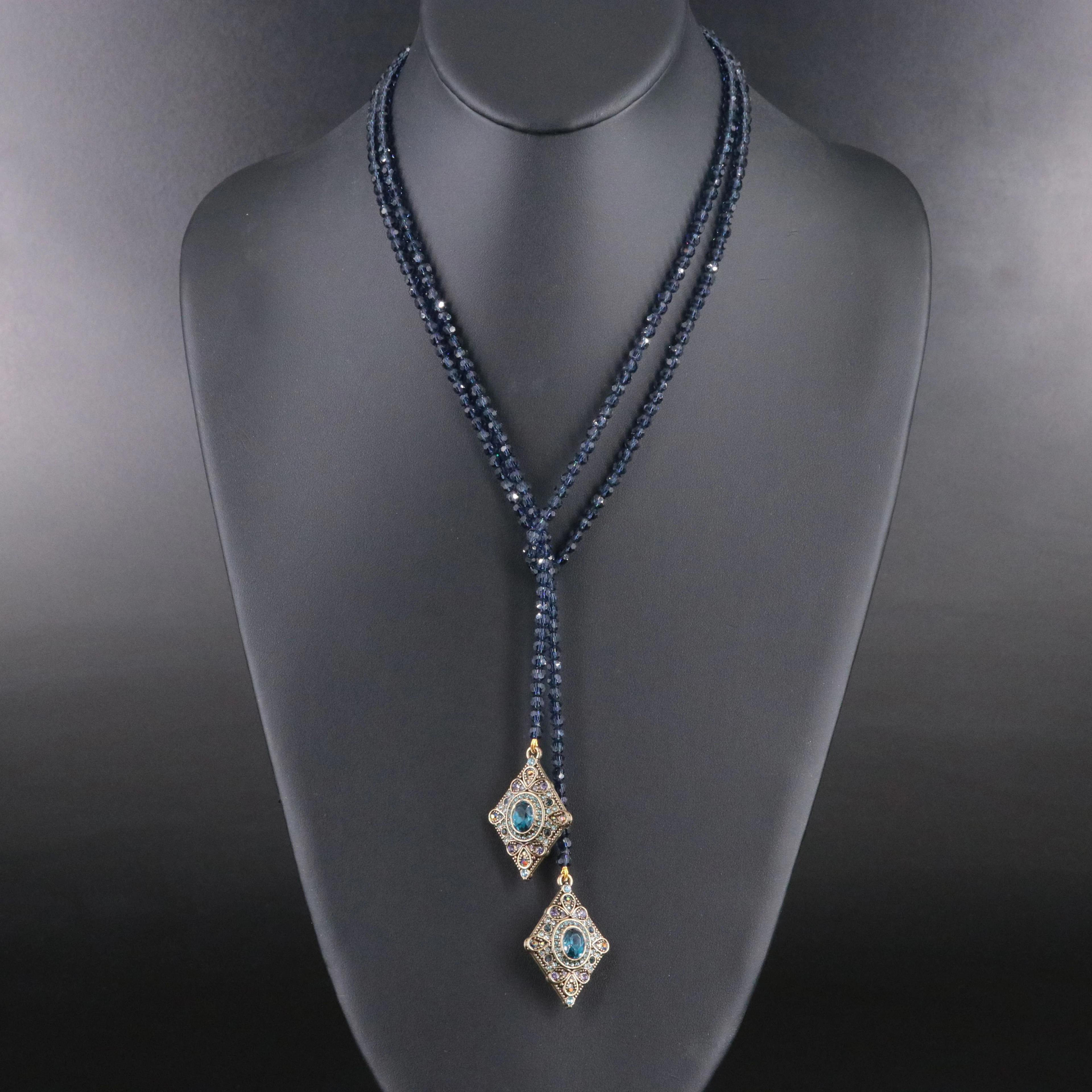 Rhinestone Sautoir Necklace