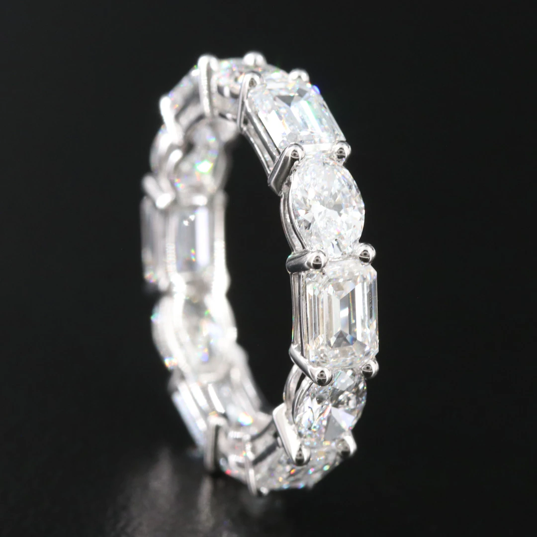 14K 5.42 CTW Lab Grown Diamond Eternity Band