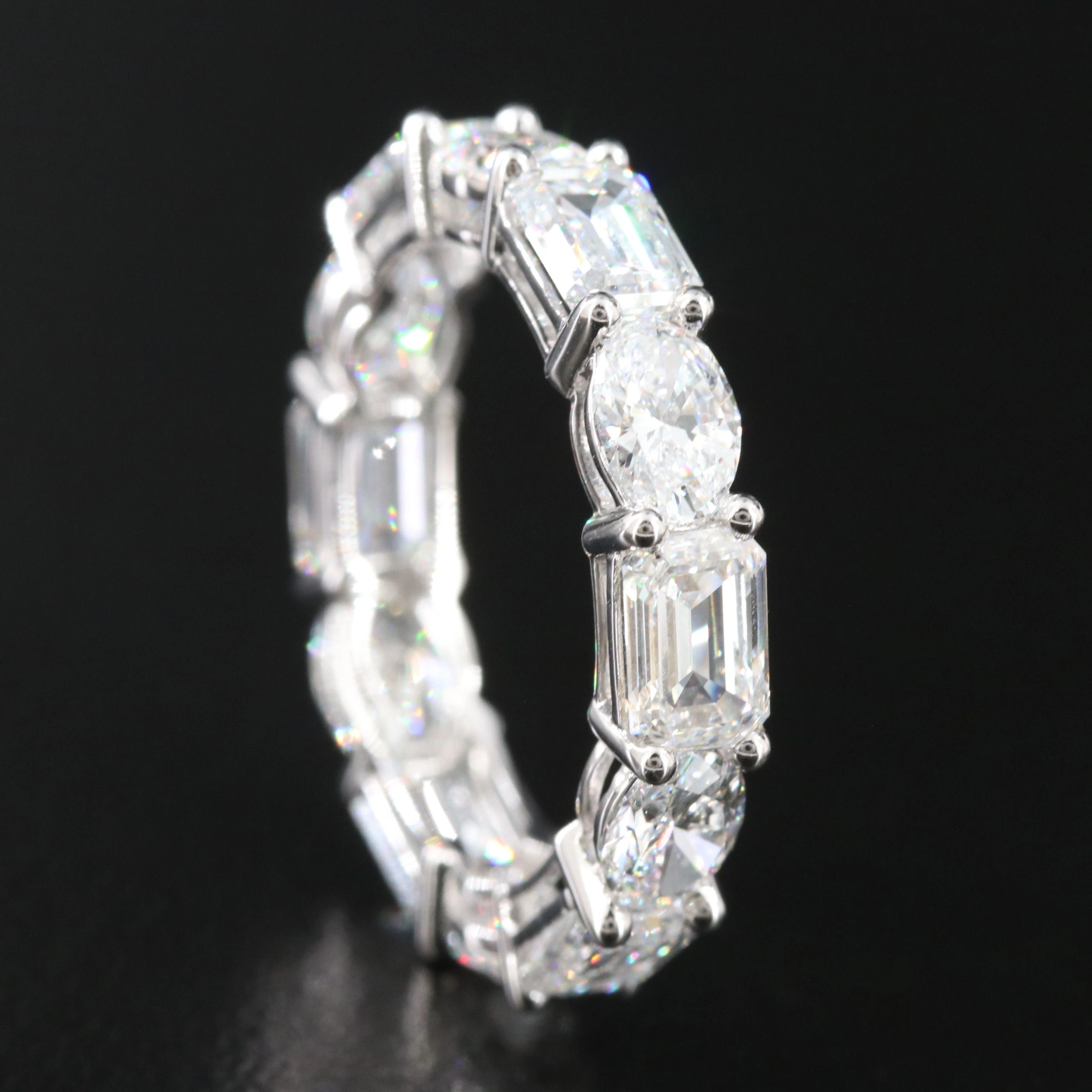 14K 5.42 CTW Lab Grown Diamond Eternity Band