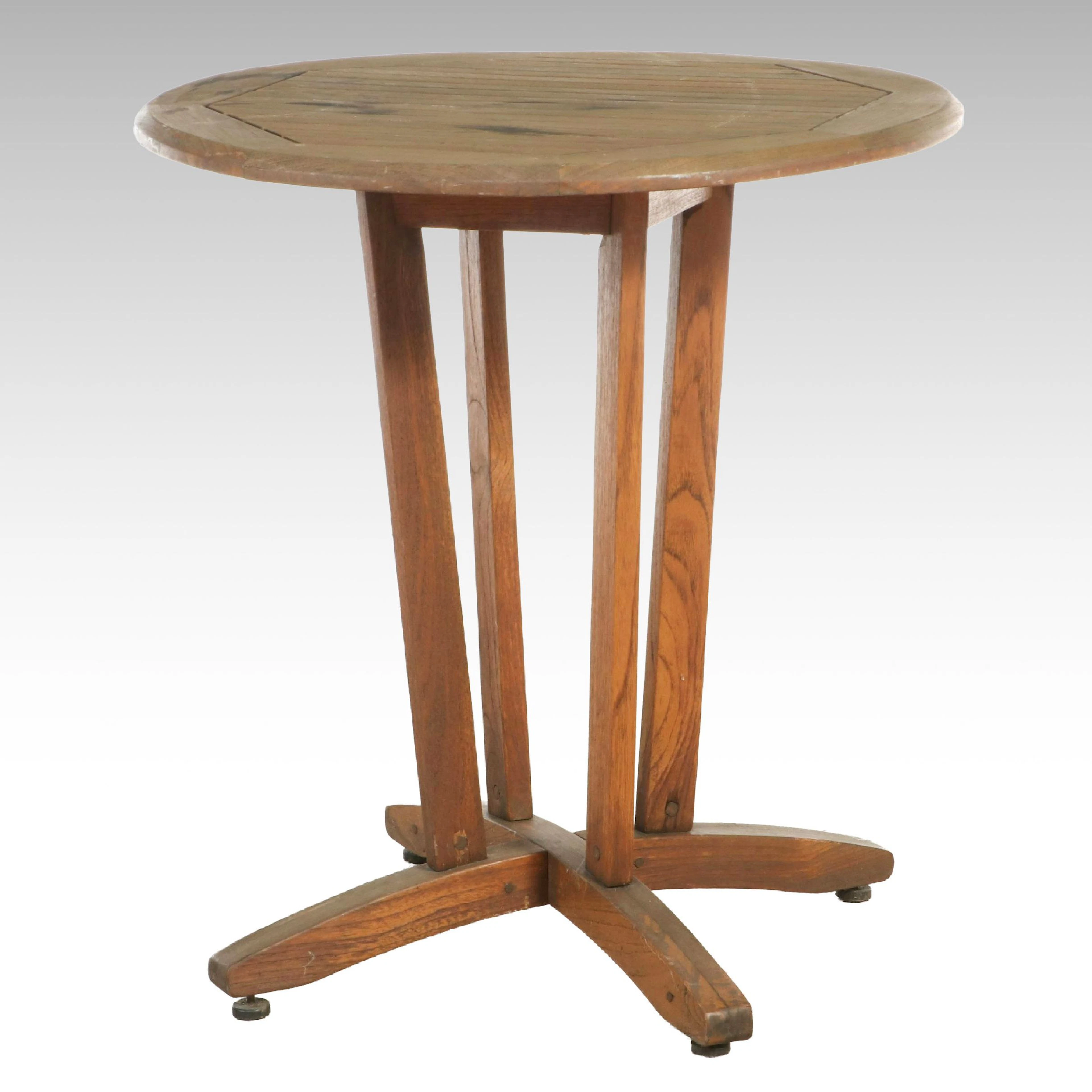 Teak Bistro Table, Late 20th Century