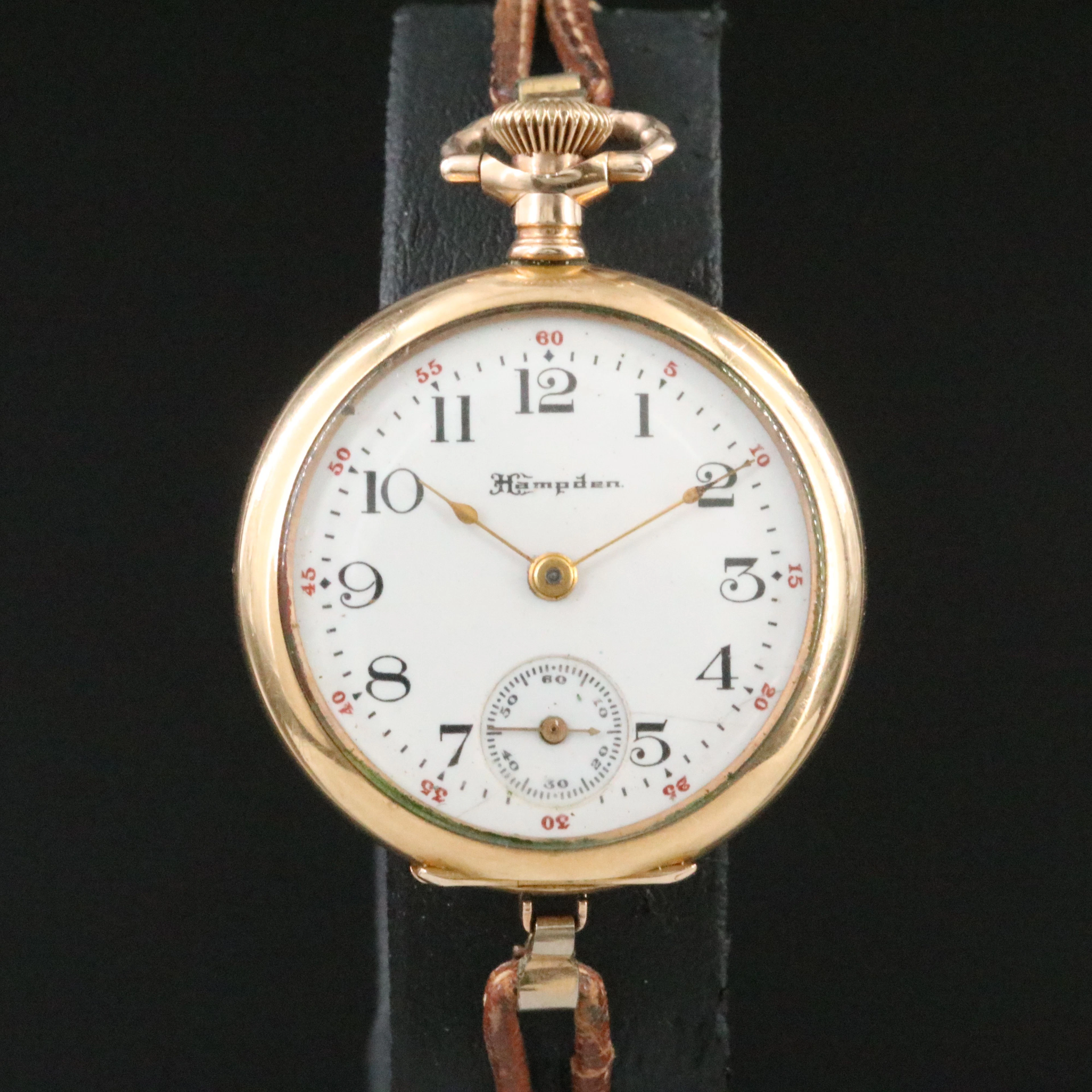 Hampden Gold-Filled Converter Pocket Watch