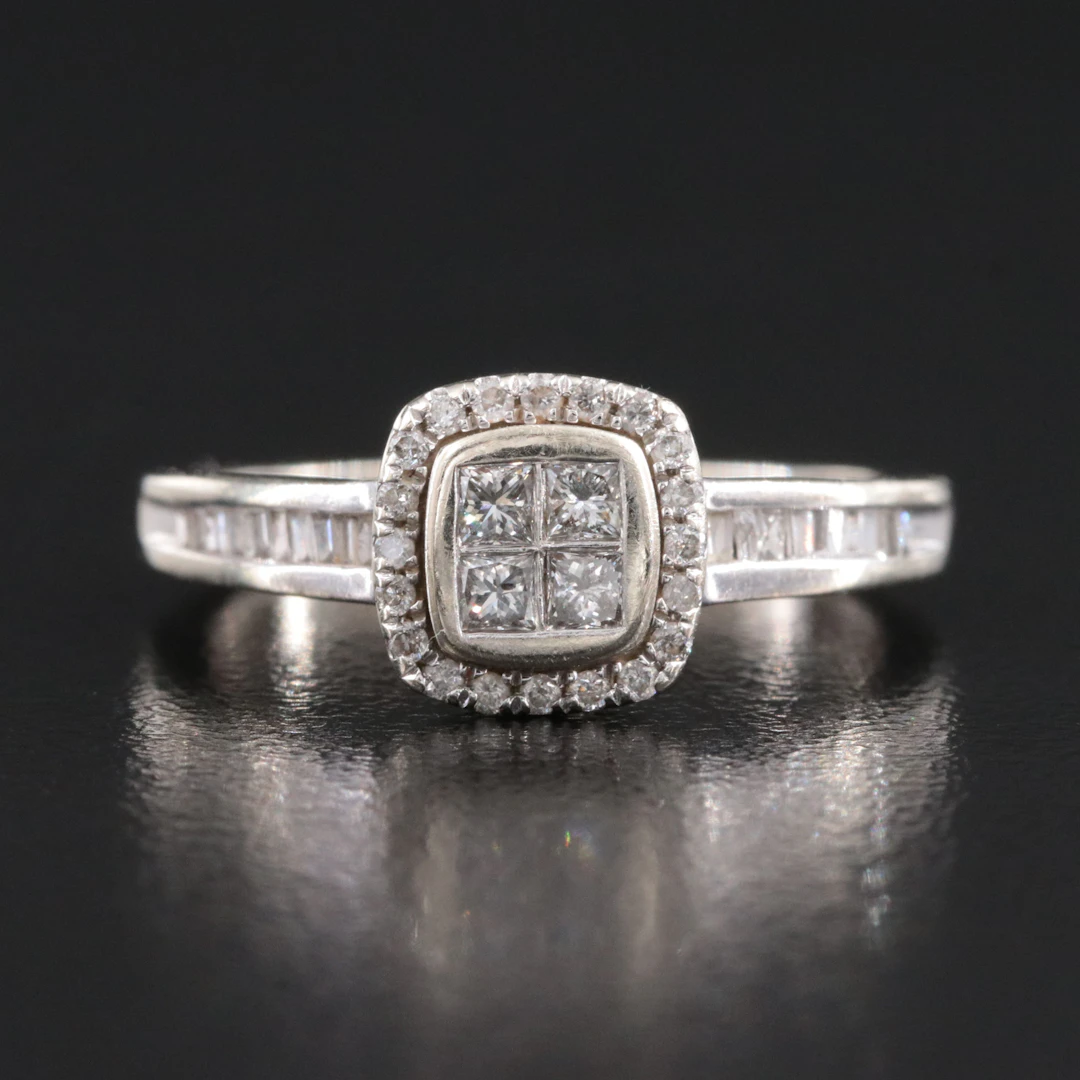 10K 0.50 CTW Diamond Ring