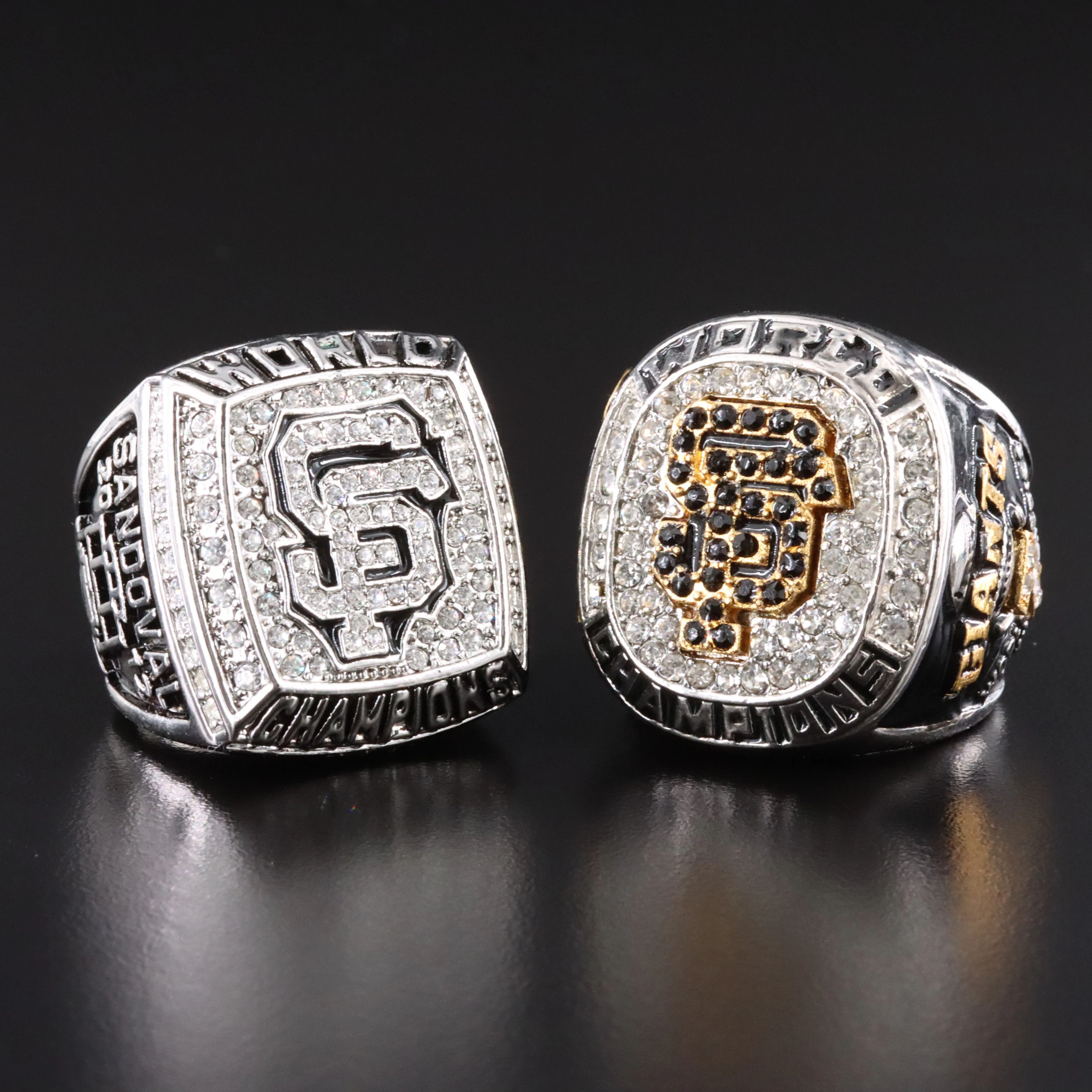 San Francisco Giants Replica Baseball Championship Rhinestone Rings