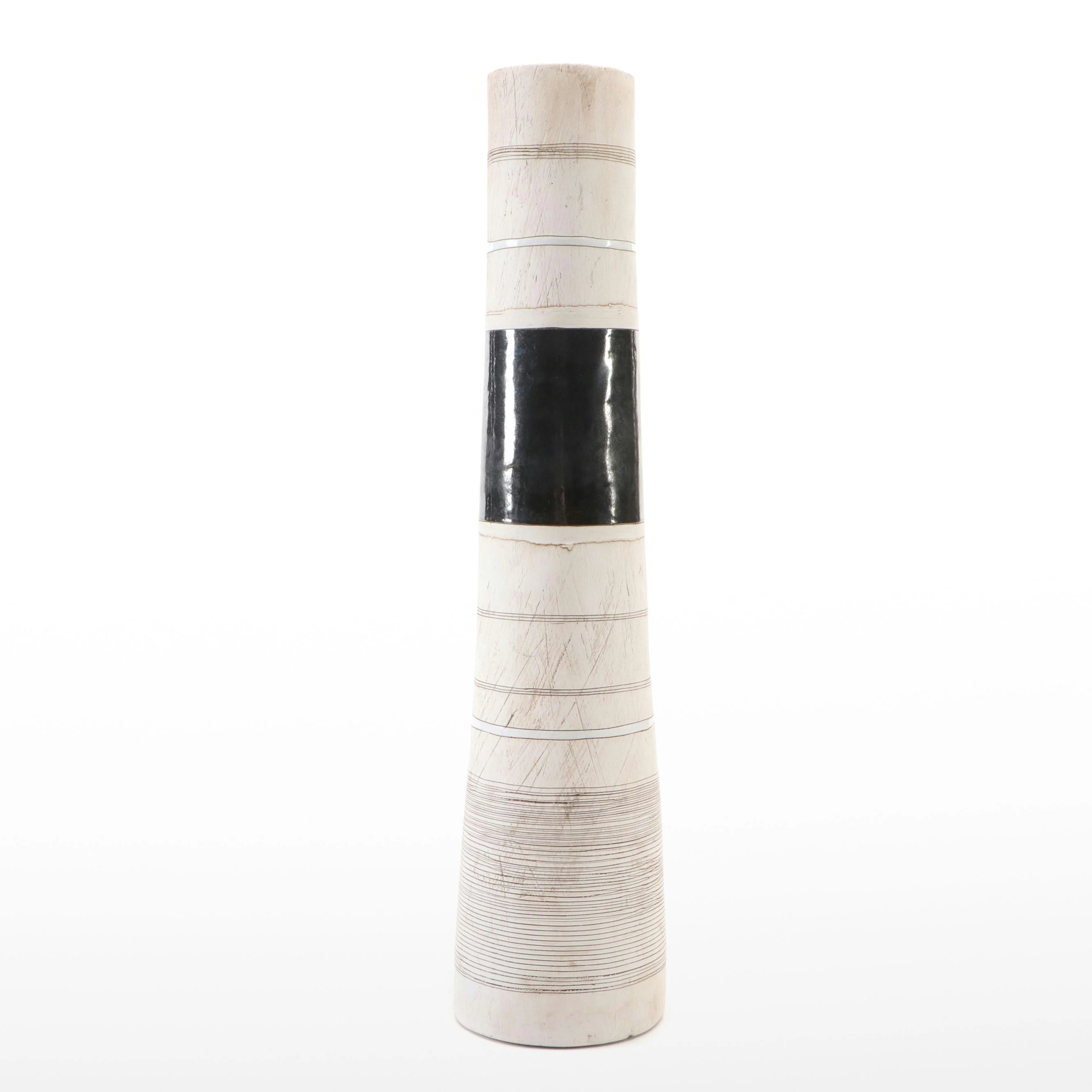 Helen Vaughan Art Pottery Votive Pillar Candle Holder