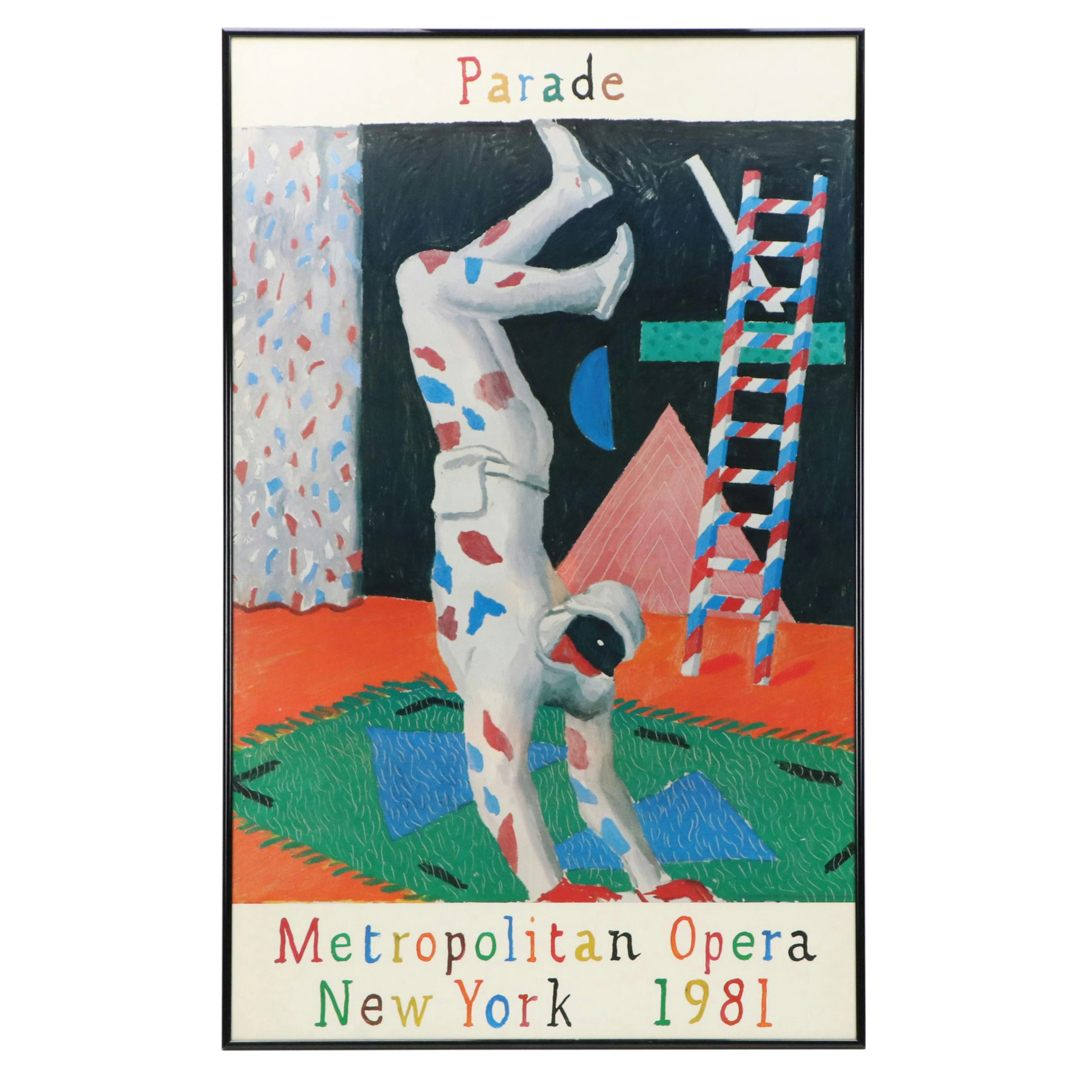 "Parade" Metropolitan Opera New York Poster, 1981