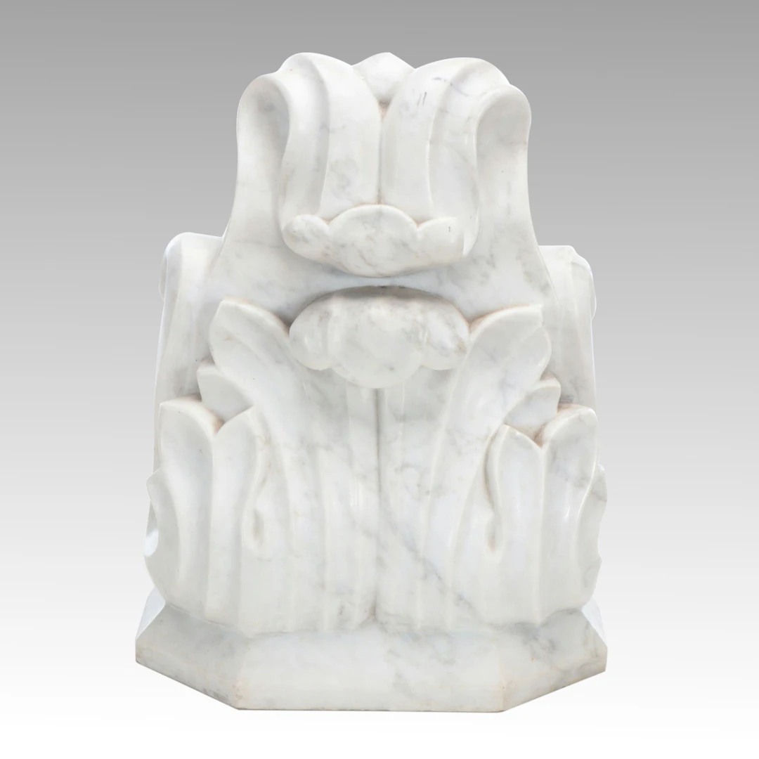 Neoclassical Style Carved Marble Wall Corbel