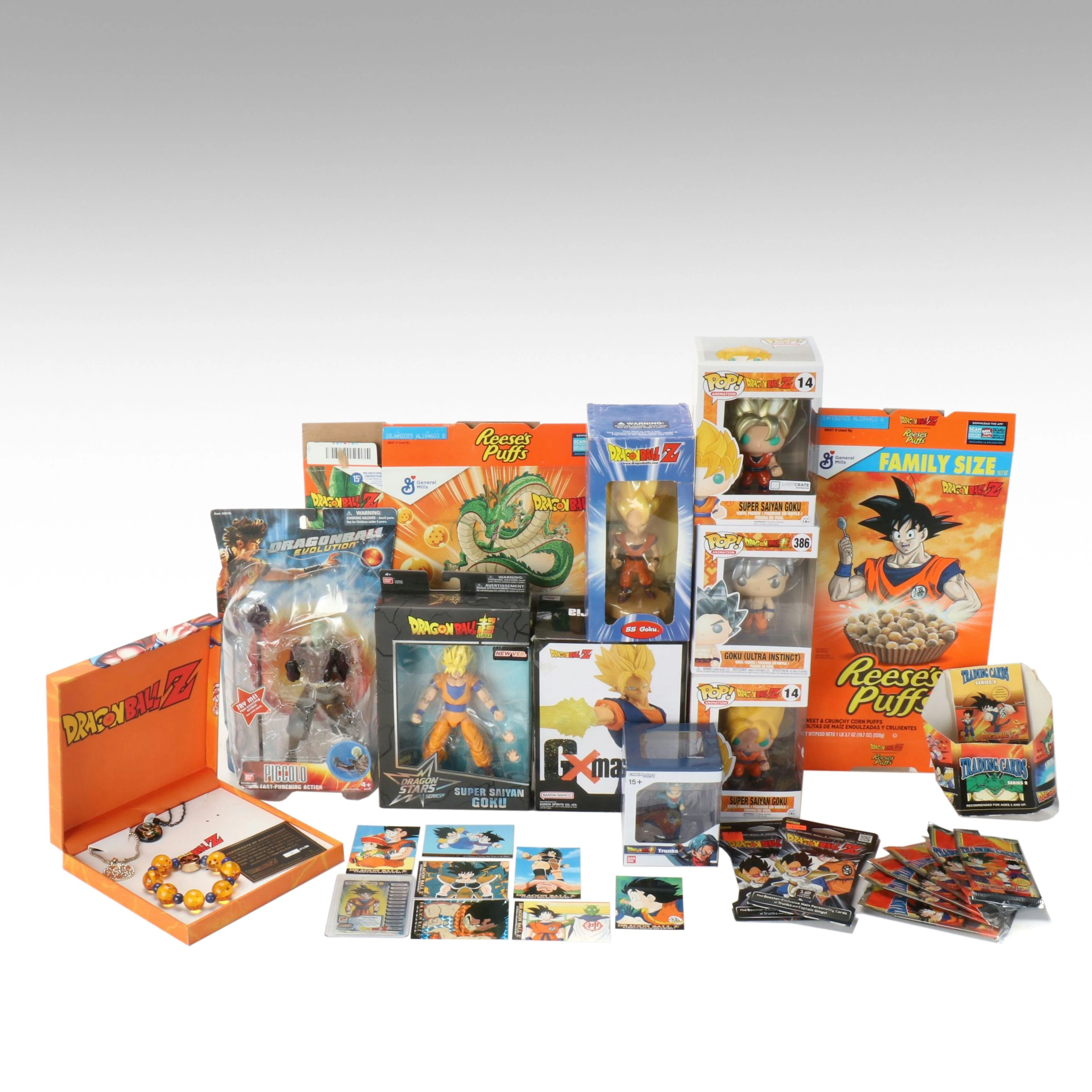 Dragon Ball Z Super Saiyan Goku and Other Figures, Trading Cards, Collectibles