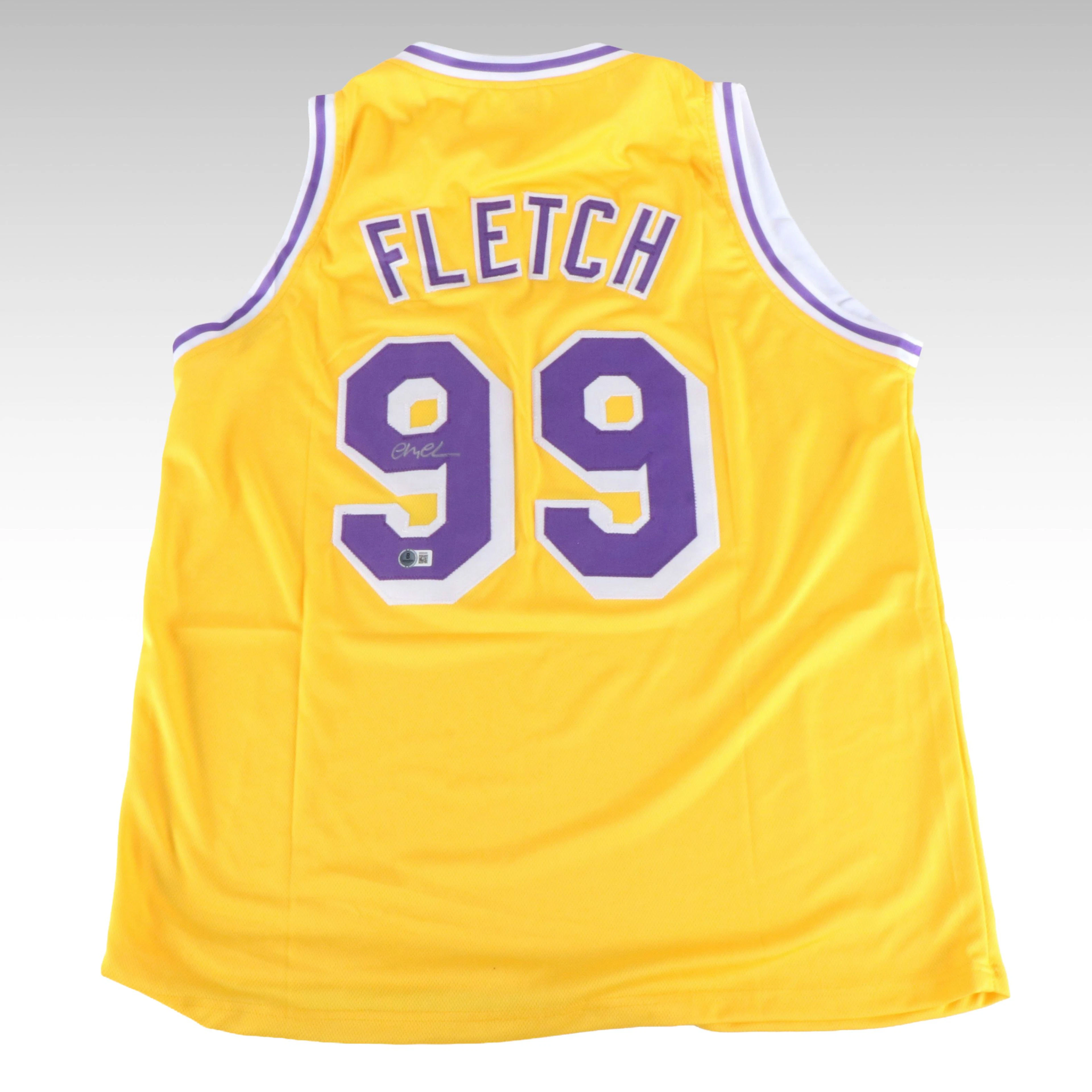 Chevy Chase Signed "Fletch" Los Angeles Lakers Basketball Jersey, Beckett
