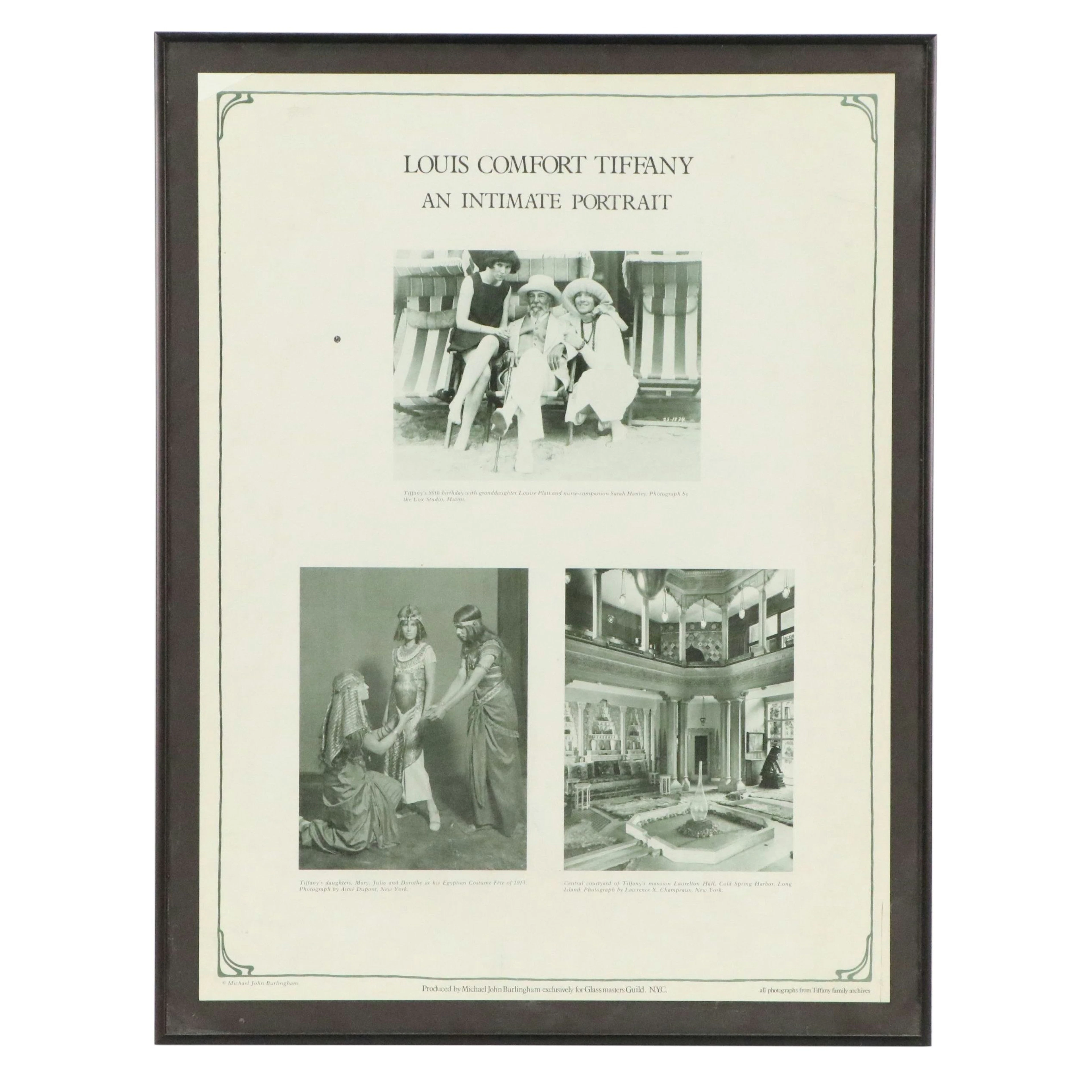 Offset Lithograph "Louis Comfort Tiffany: An Intimate Portrait" Poster