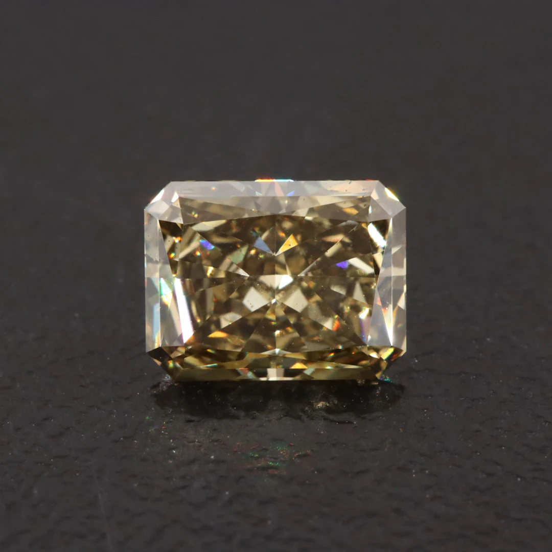 Loose 1.25 CT Fancy Green Lab Grown Diamond