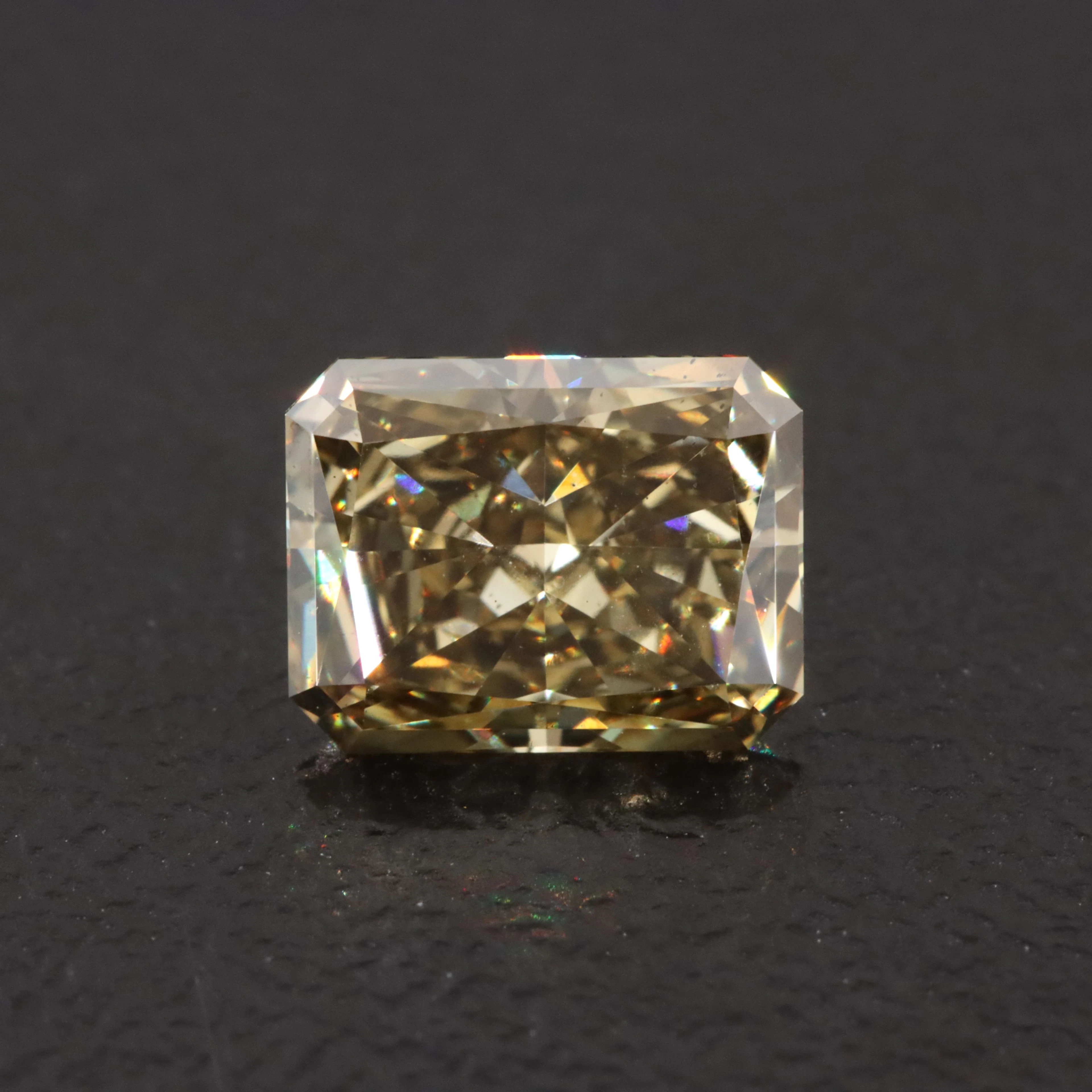 Loose 1.25 CT Fancy Green Lab Grown Diamond