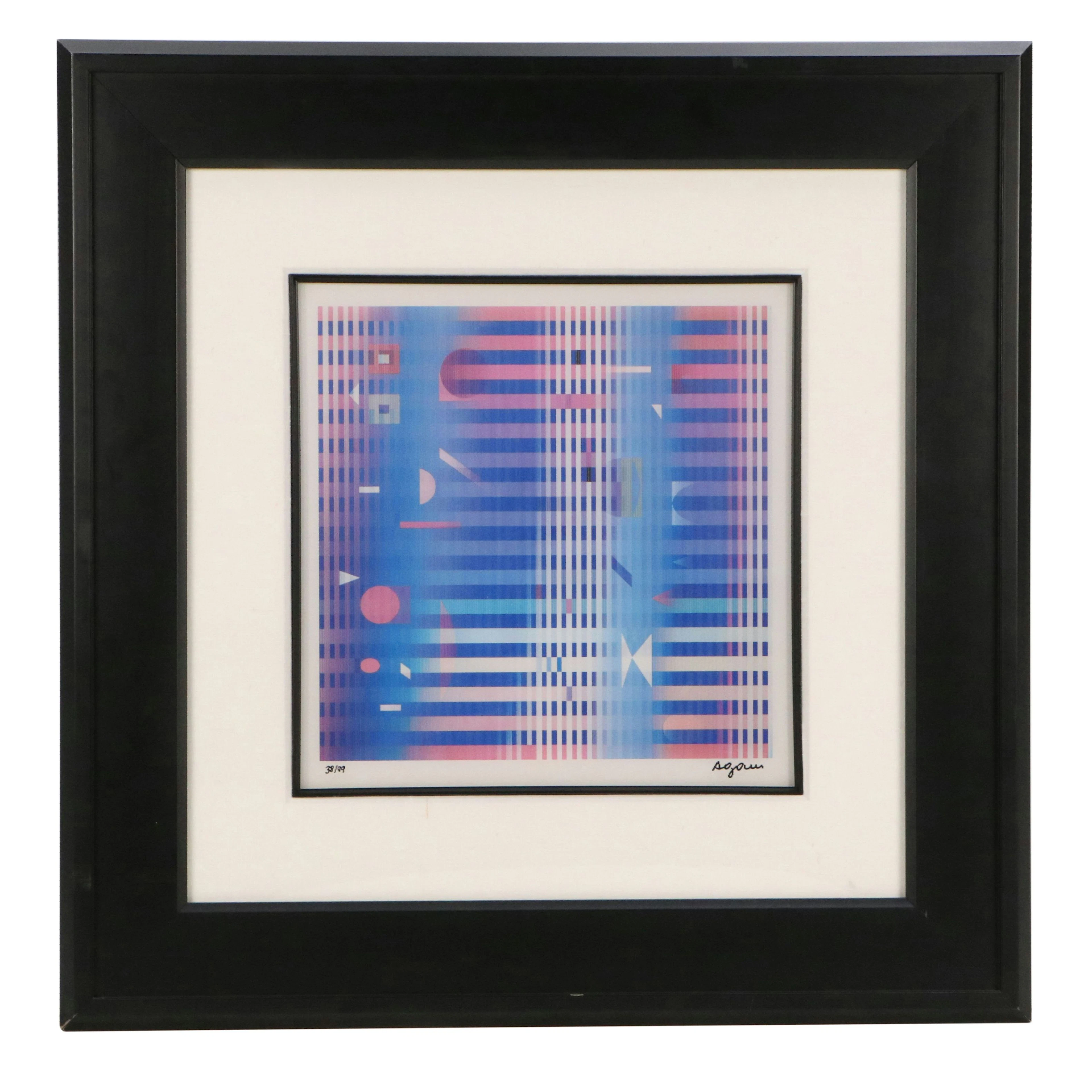 Yaacov Agam Lenticular Agamograph "Hope," 2007
