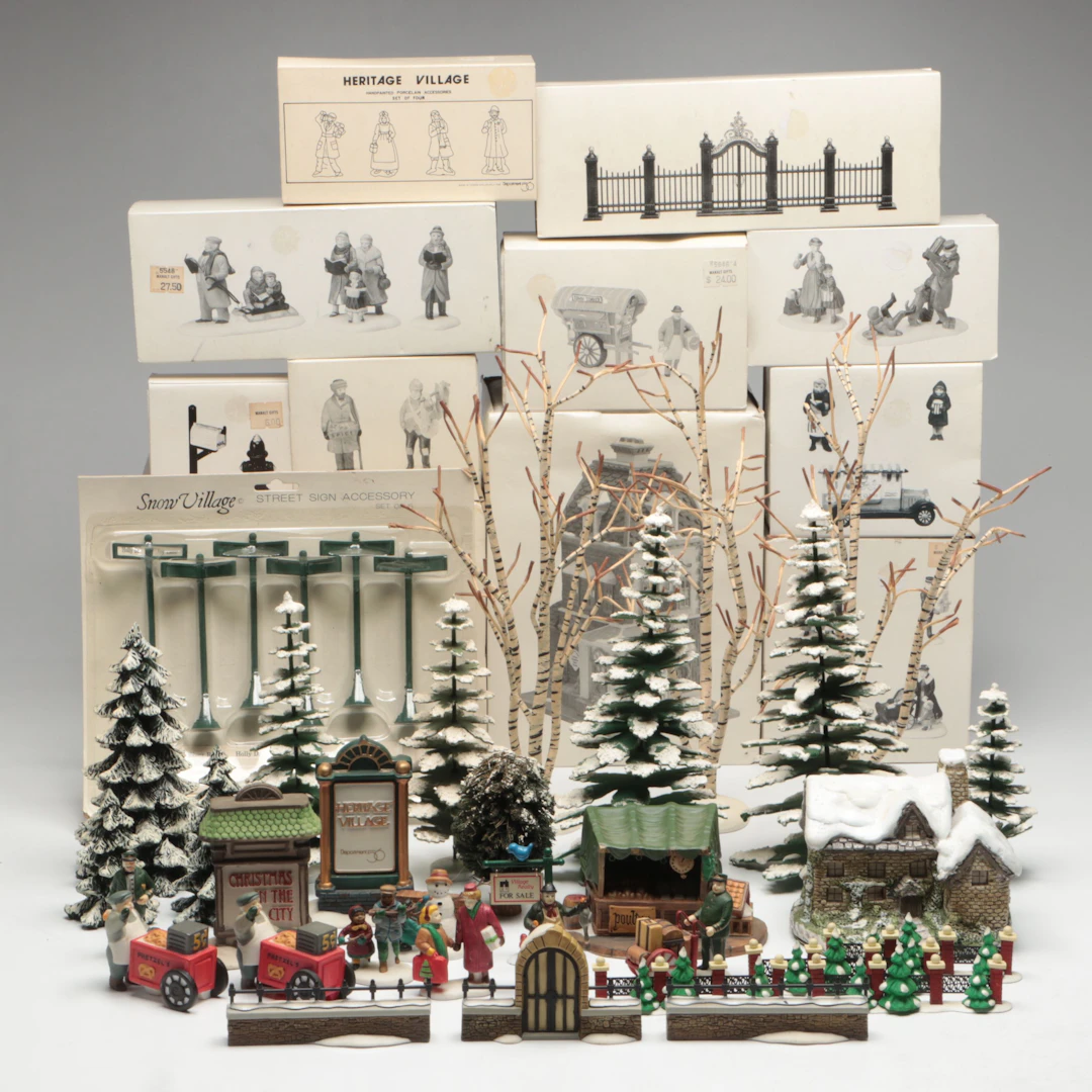 Department 56 Christmas Village with Accessories