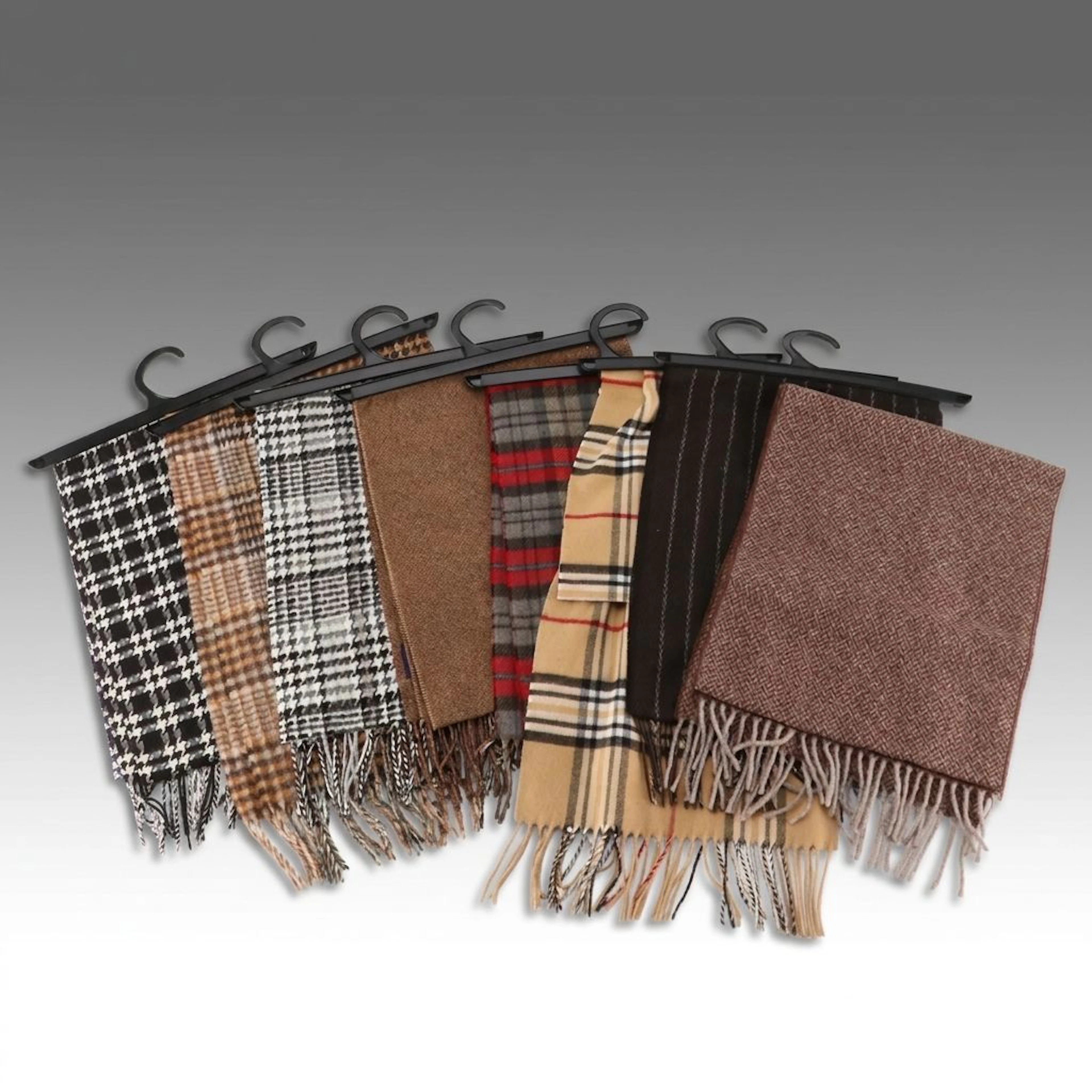 Jos. A. Bank Wool Blend, Preston & Yorke and Roundtree & Yorke Fringe Scarves