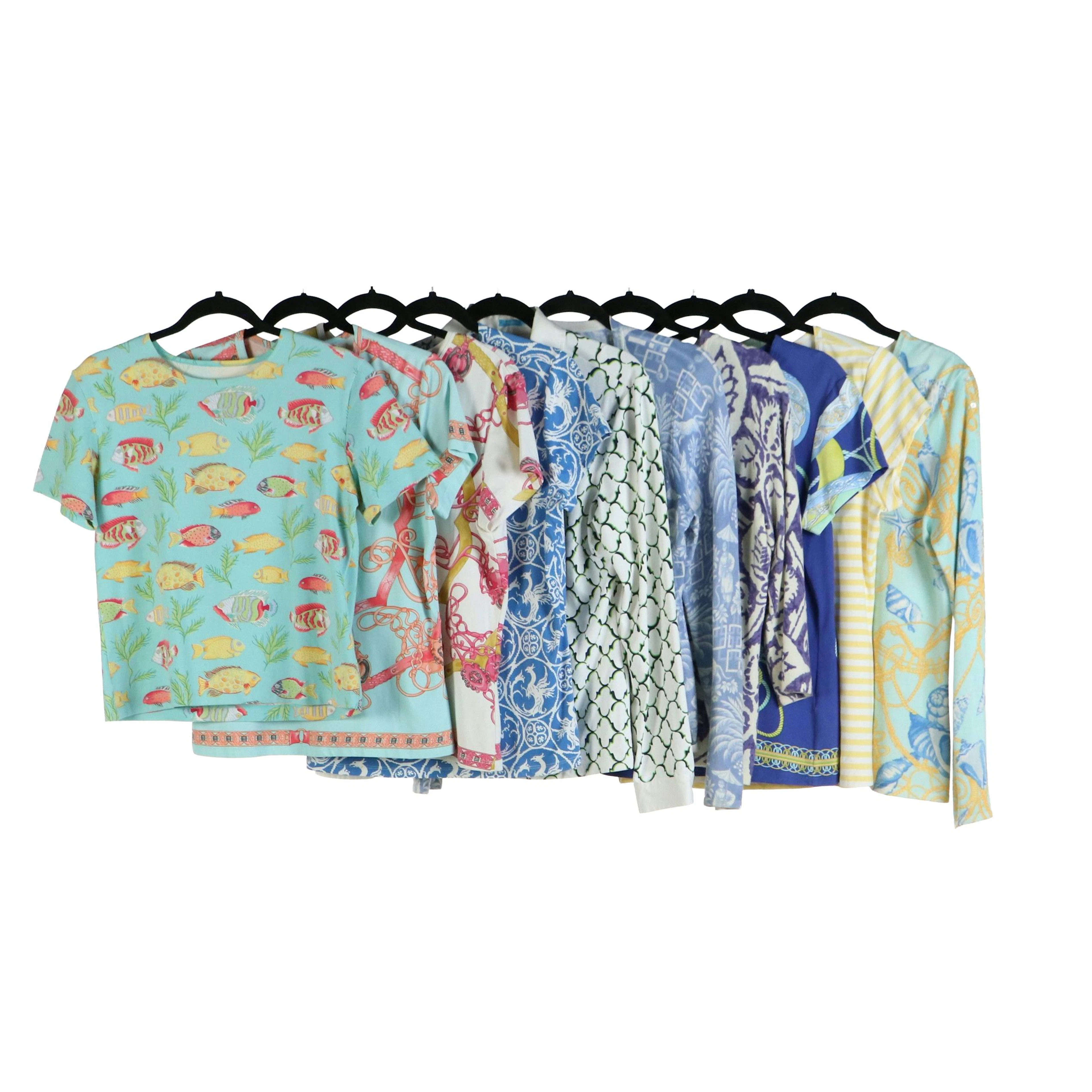 J. McLaughlin Short/Long Sleeve Tops and Cardigan Sweater