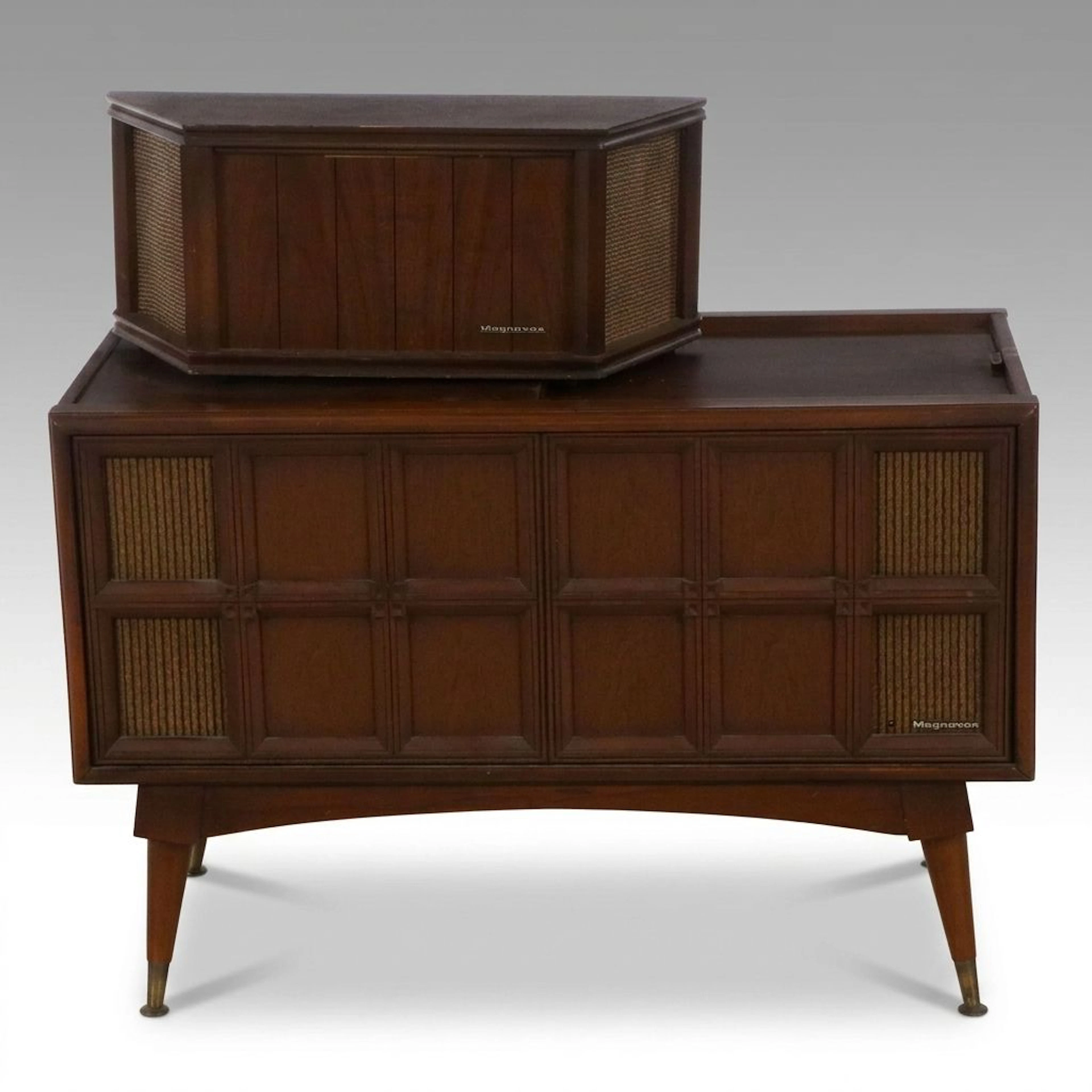 Magnavox Mid Century Modern Style Record Console Cabinet, Mid-20th Century