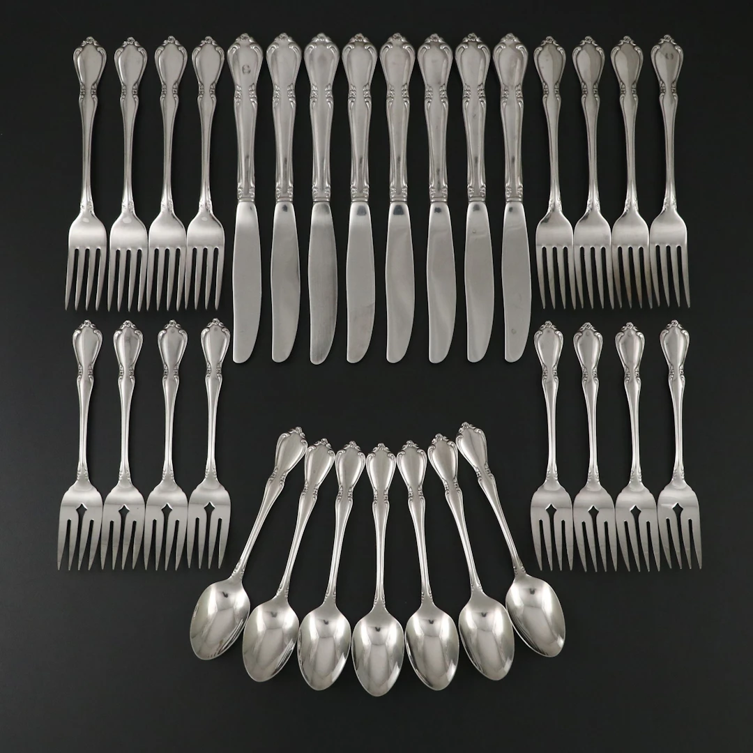 OneidaCraft Deluxe "Chateau" Stainless Steel Flatware