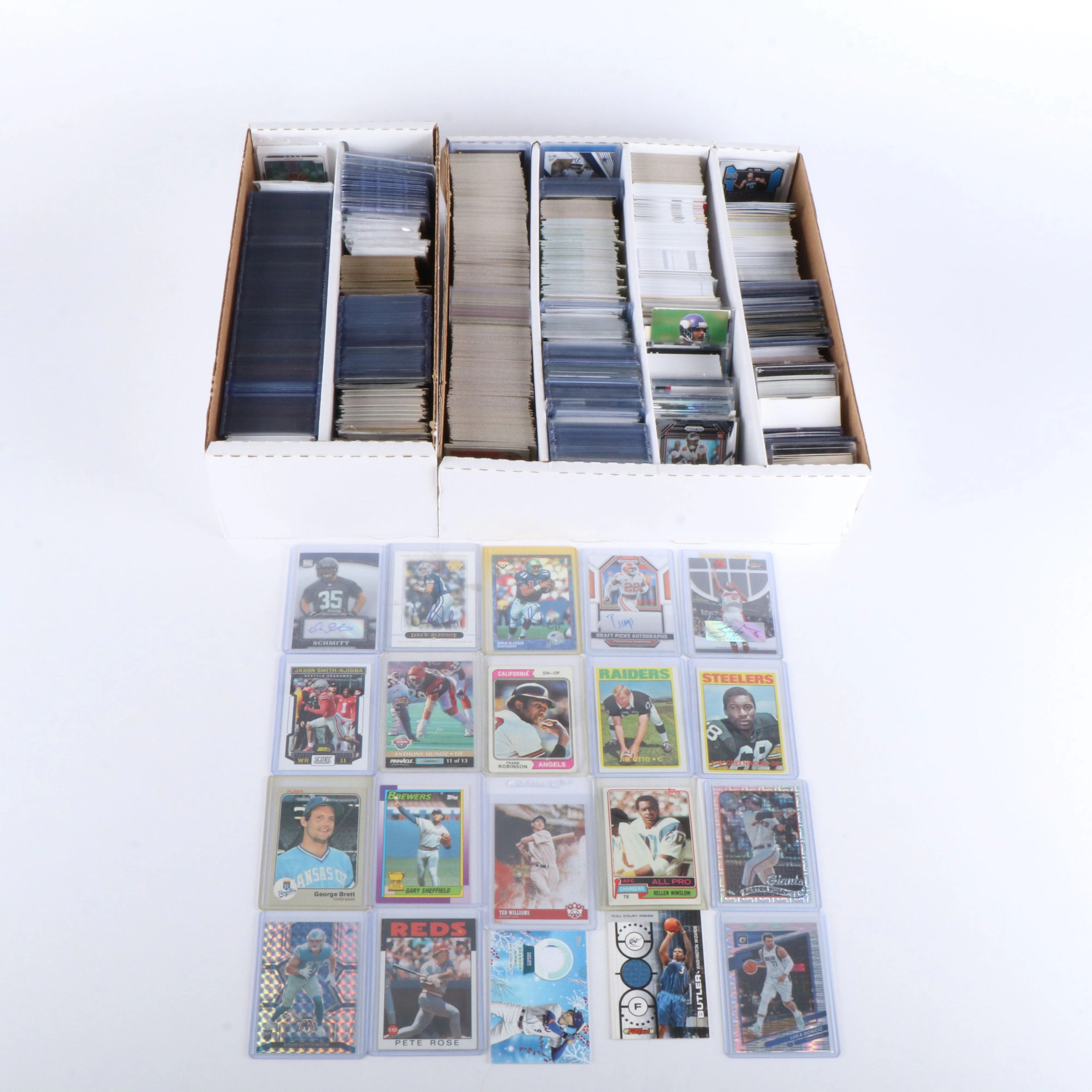 Bowman Sterling with Other Sports Cards Featuring Relic, Signed, and More