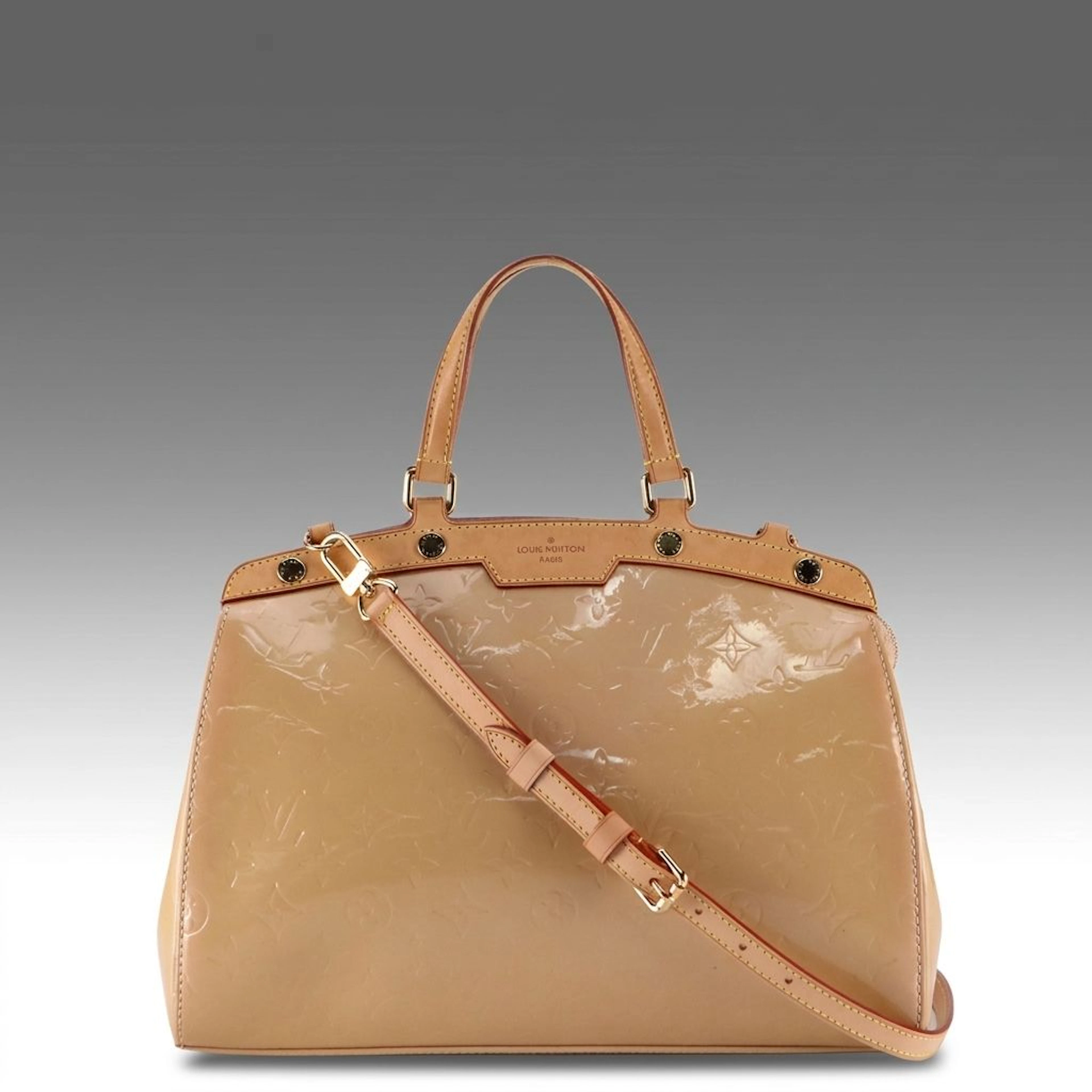 Louis Vuitton Brea MM Two-Way Bag in Monogram Vernis