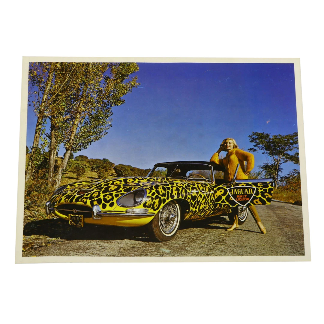 Jaguar Malt Liquor Promotional Color Photograph, 1980s