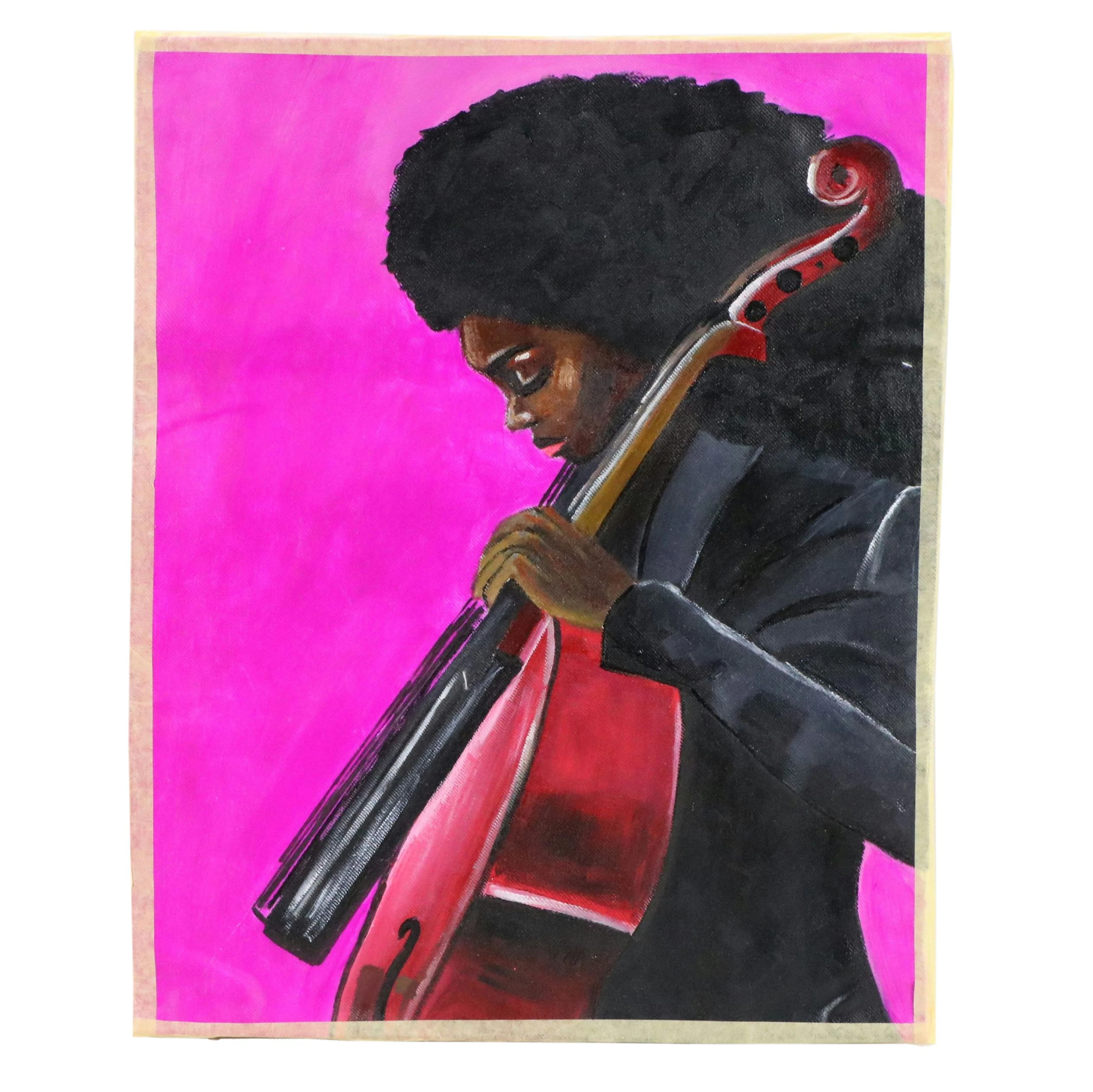 Oluwakemi Omowaire Acrylic Painting "Serene Realm," 2026