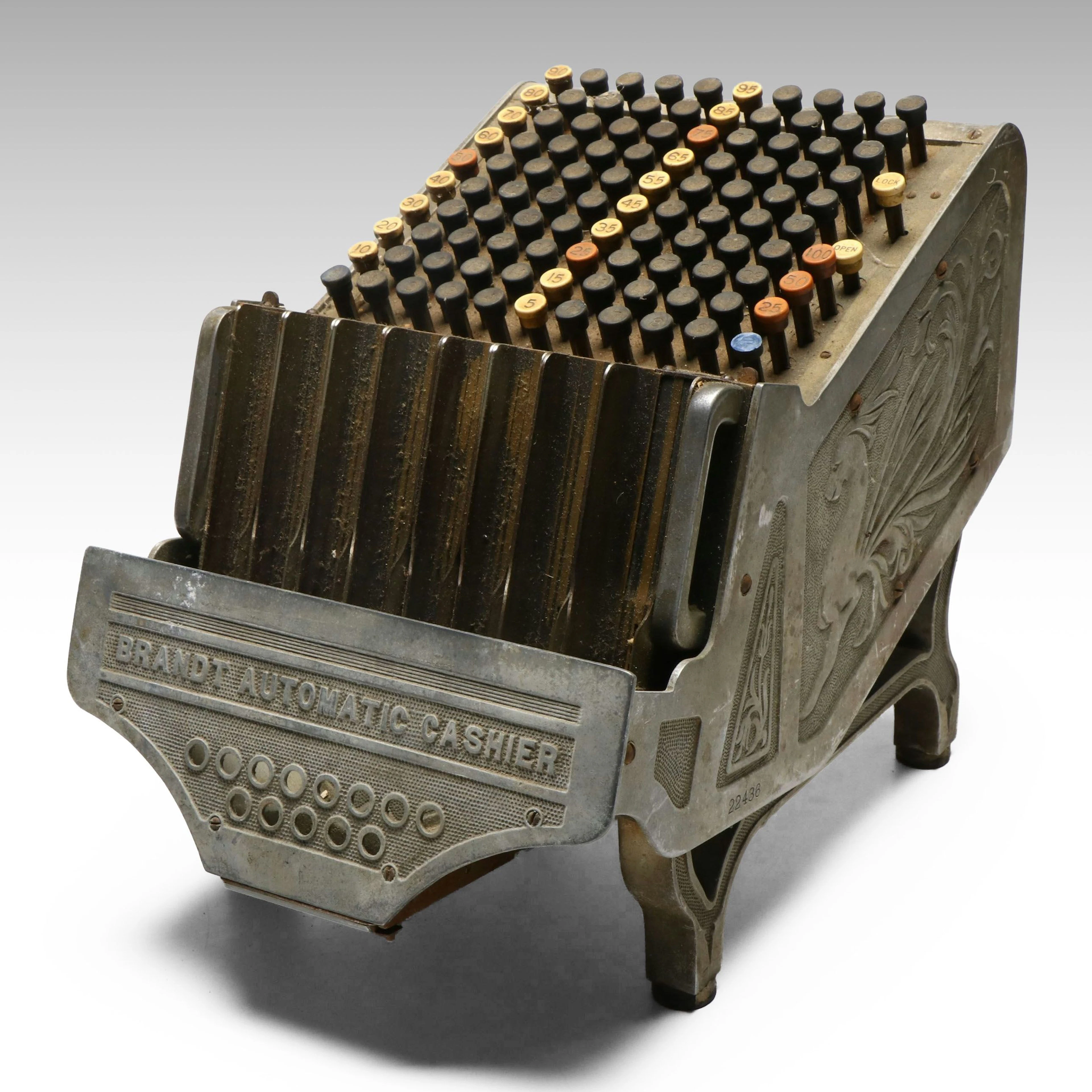 Brandt "Automatic Cashier" Coin Dispensing Machine, Early to Mid-20th Century