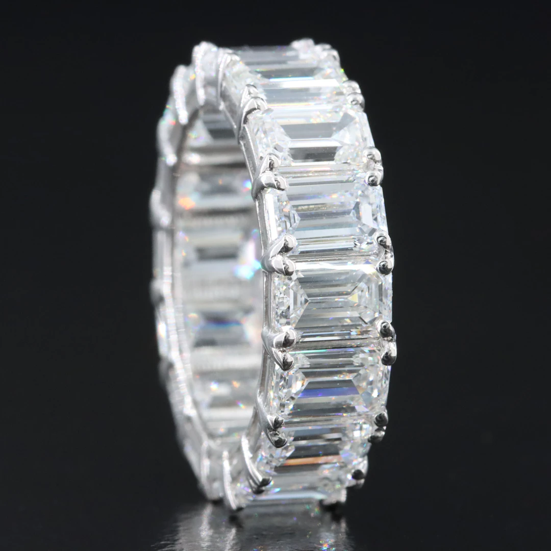 14K 8.04 CTW Lab Grown Diamond Eternity Band