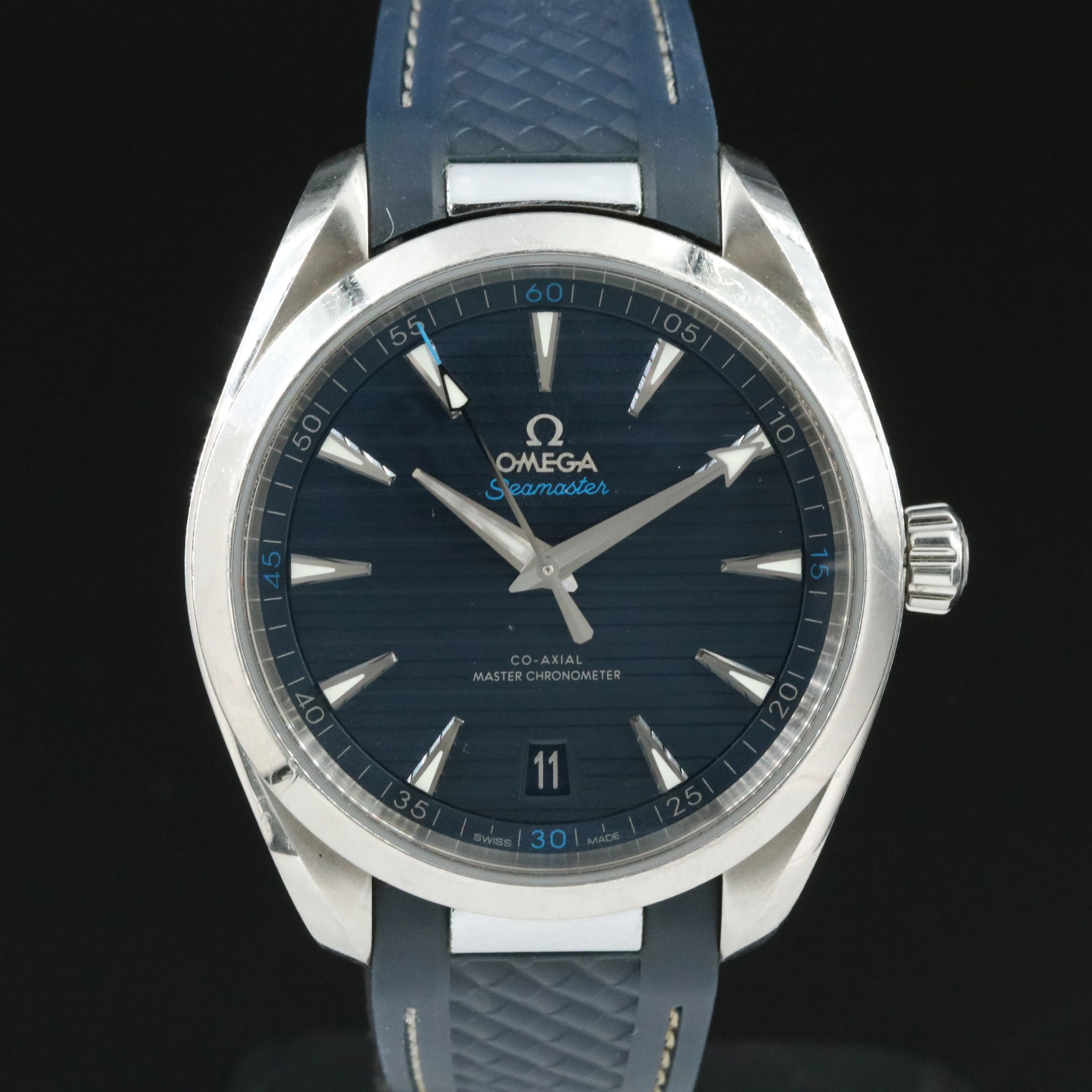 Omega Seamaster Aqua Terra Blue 41mm Steel Automatic Watch 220.12.41.21.03.001